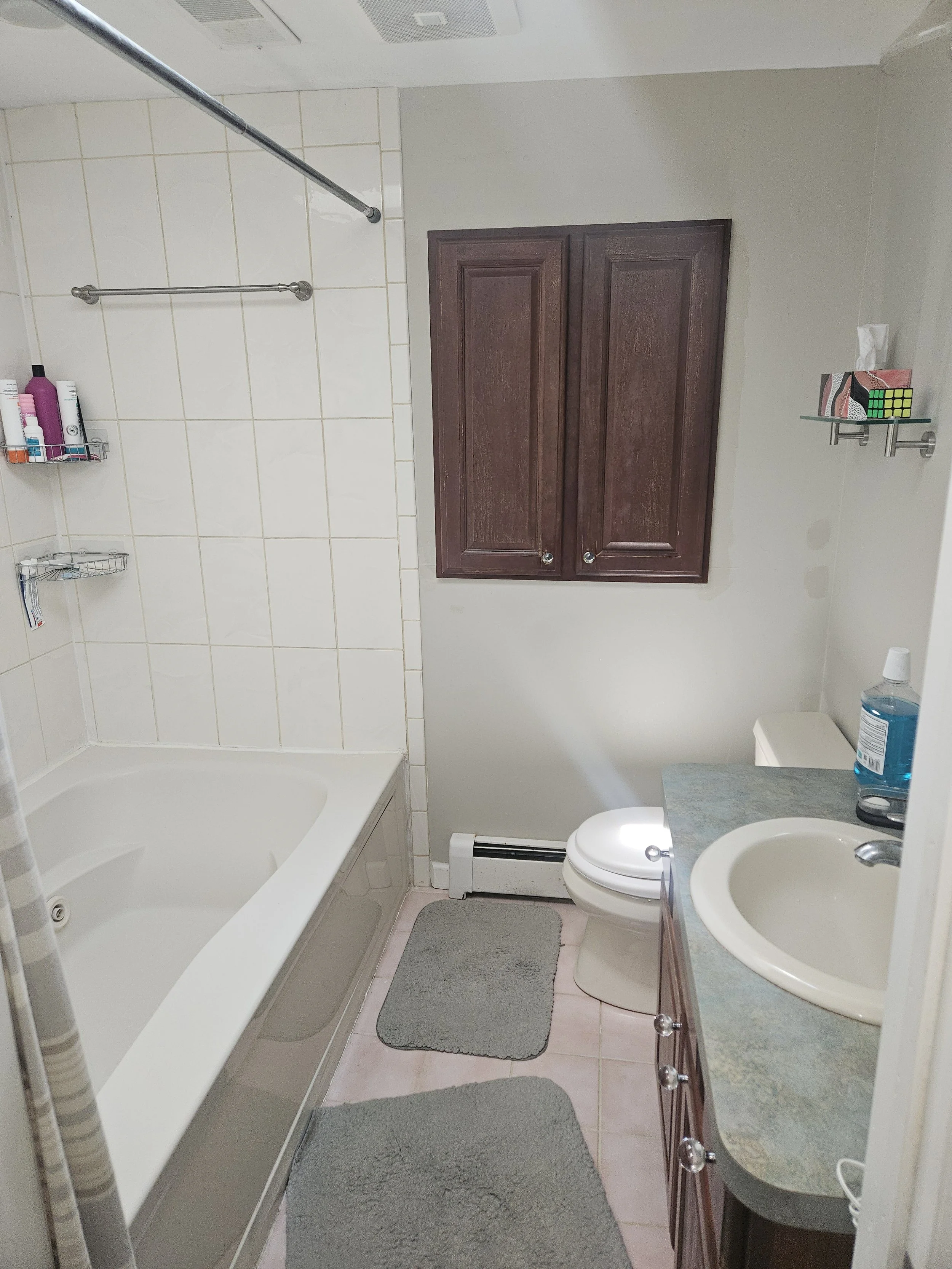 Renovated bathroom