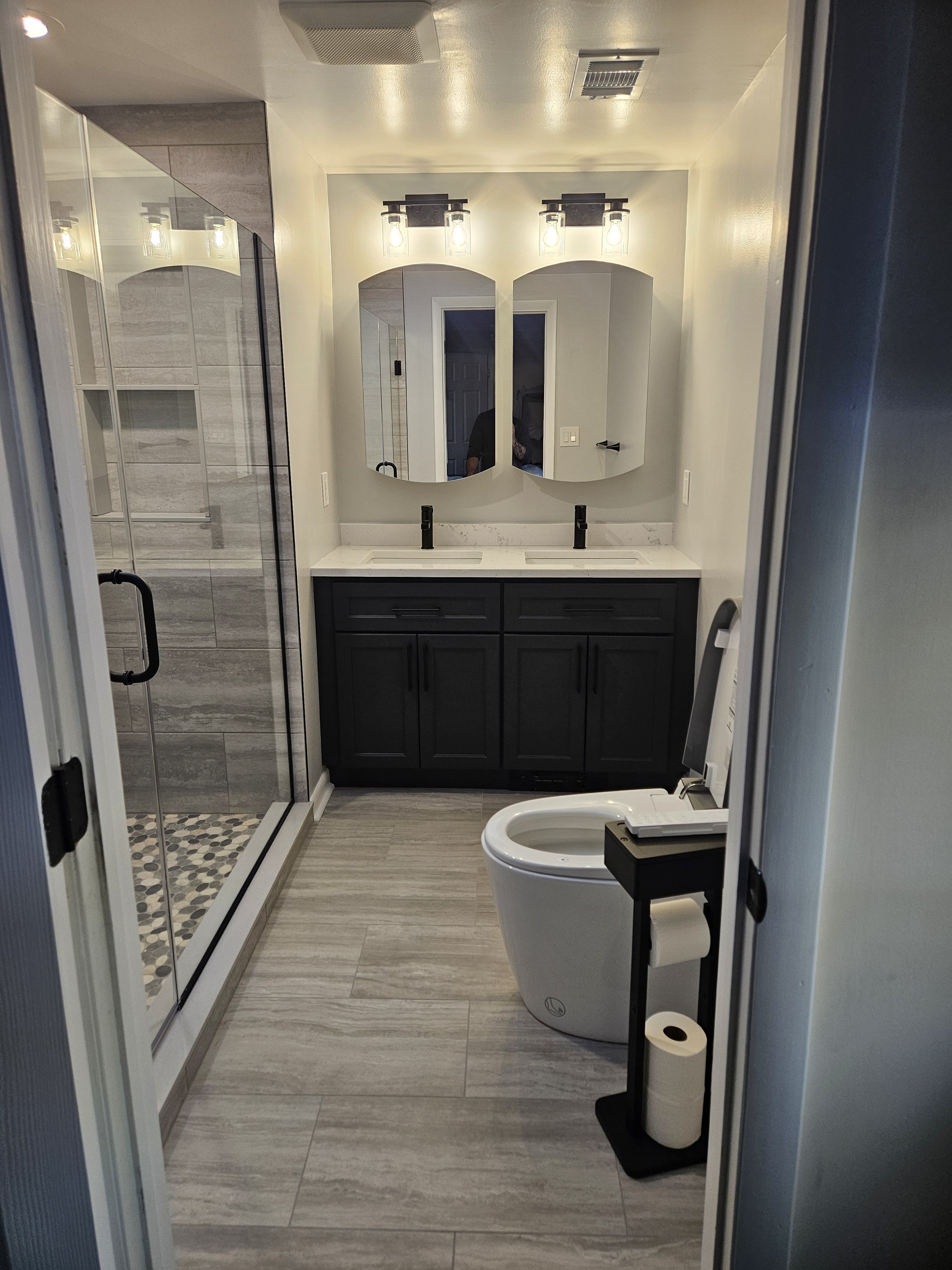 Renovated bathroom