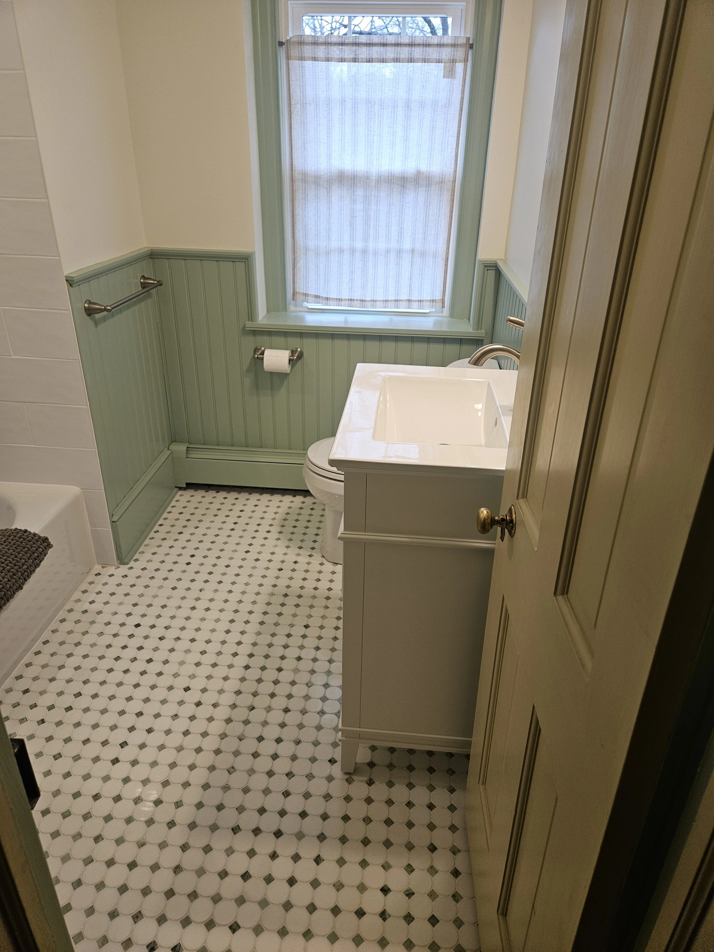 Renovated bathroom