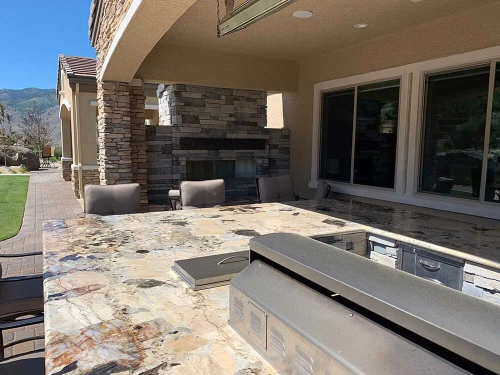 Ideas for Making an Outdoor Kitchen Feel Like Part of the Patio in Carson City, NV