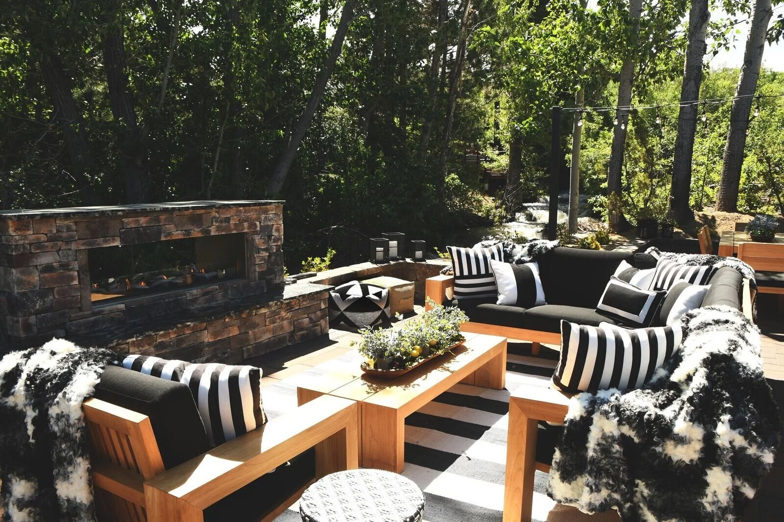 How a Landscape Designer May Use Color in a Newcastle, CA, Outdoor Living Room