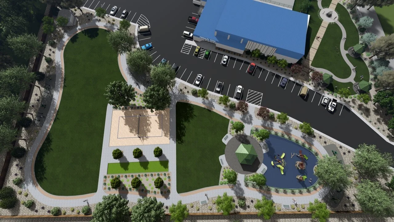 Fernley, NV Swimming Pool Musical Garden & Community Gathering Space and Recreation Areas