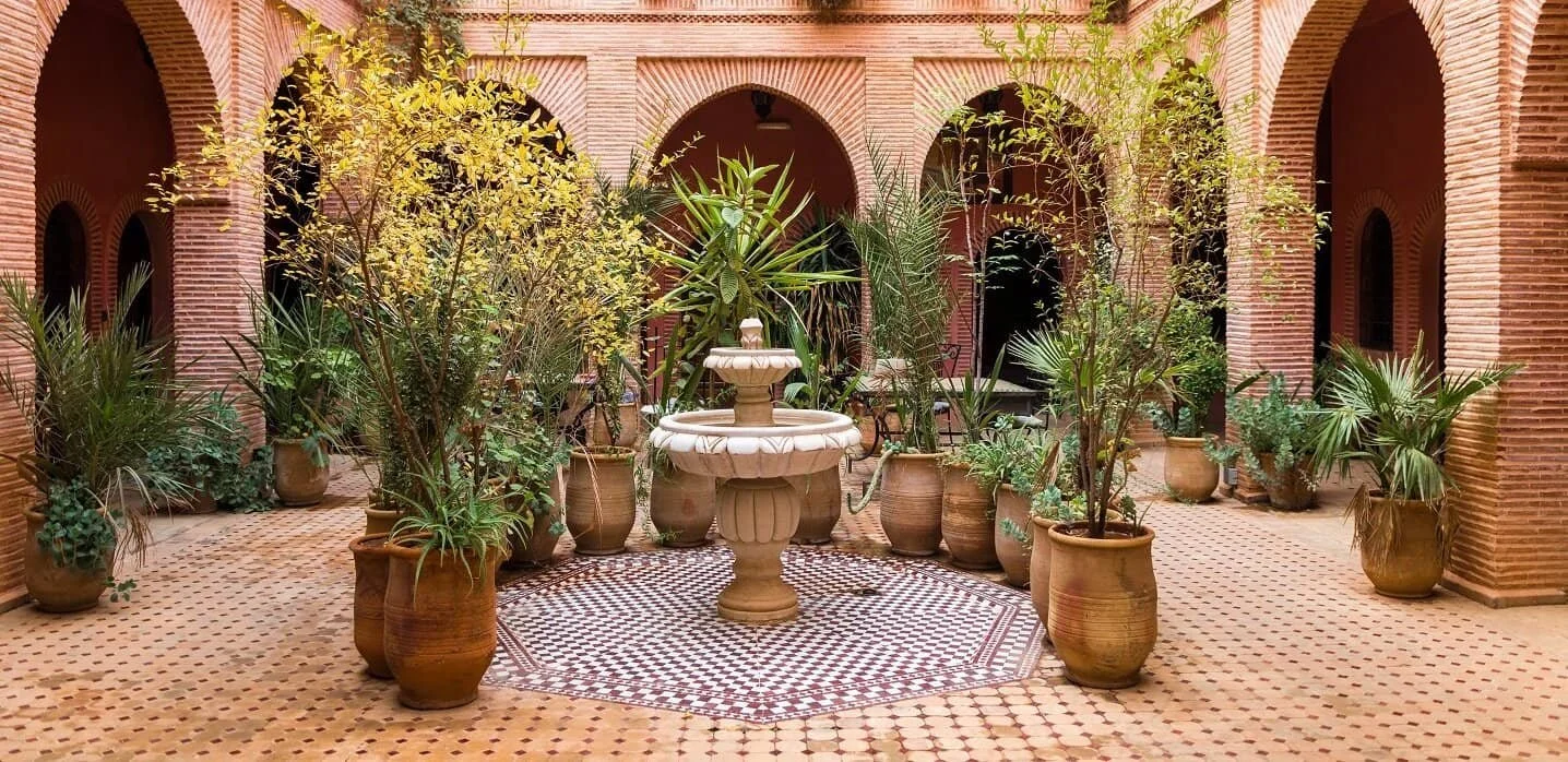 Arabic-Style Outdoor Kitchen and Central Pool in Spanish Springs, NV