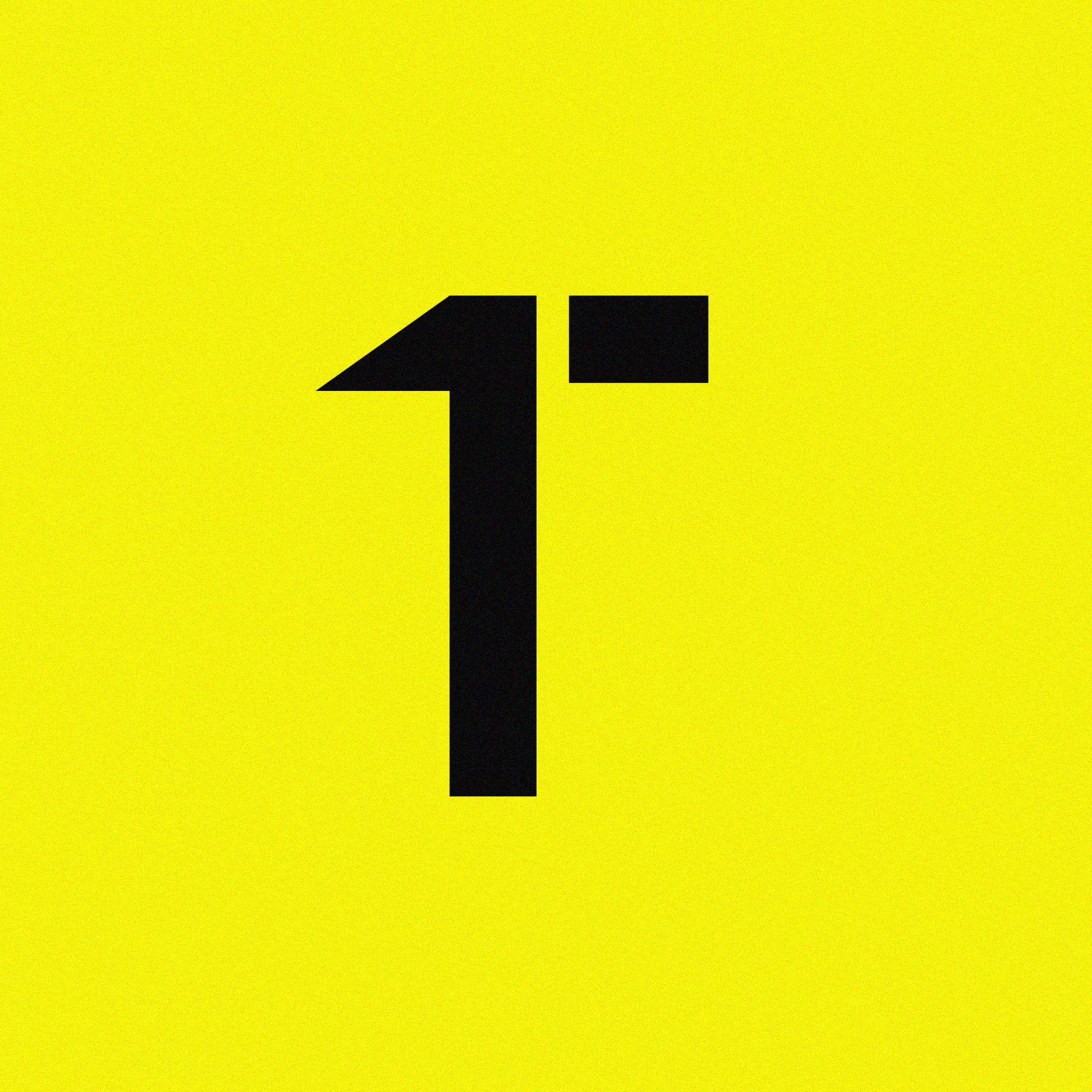 A yellow background with a large bold black number 1 followed by a colon.