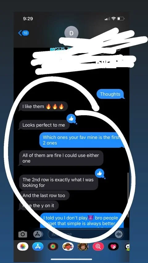 A text message conversation about liking fire emojis, with one person sharing their favorite and reasoning that all the options are fire. The other person agrees and mentions using either one. The conversation is about the fire emojis in a playful co