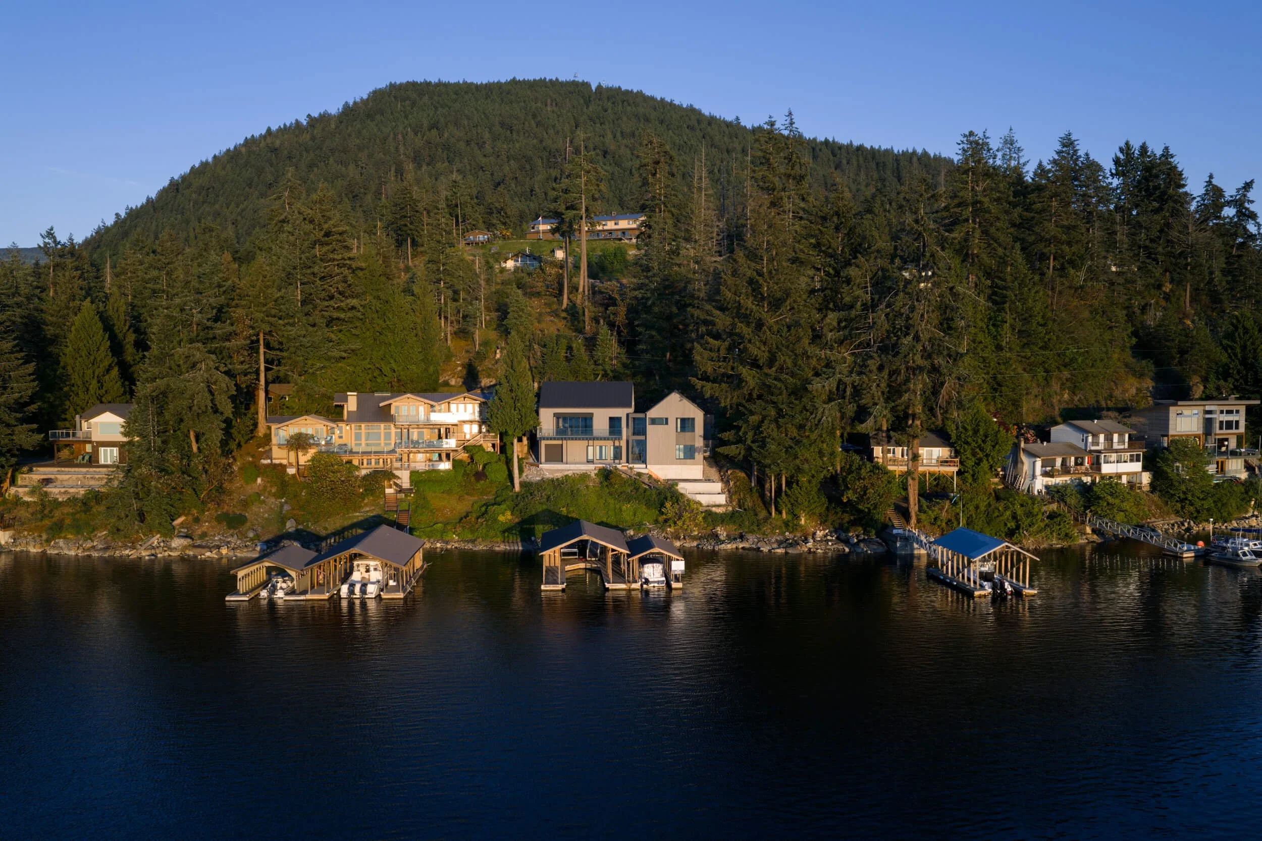 johnstone-road-madeira-park-golden-hour-aerial-over-the-shore-architectural-photographer-matt-anthony.jpg