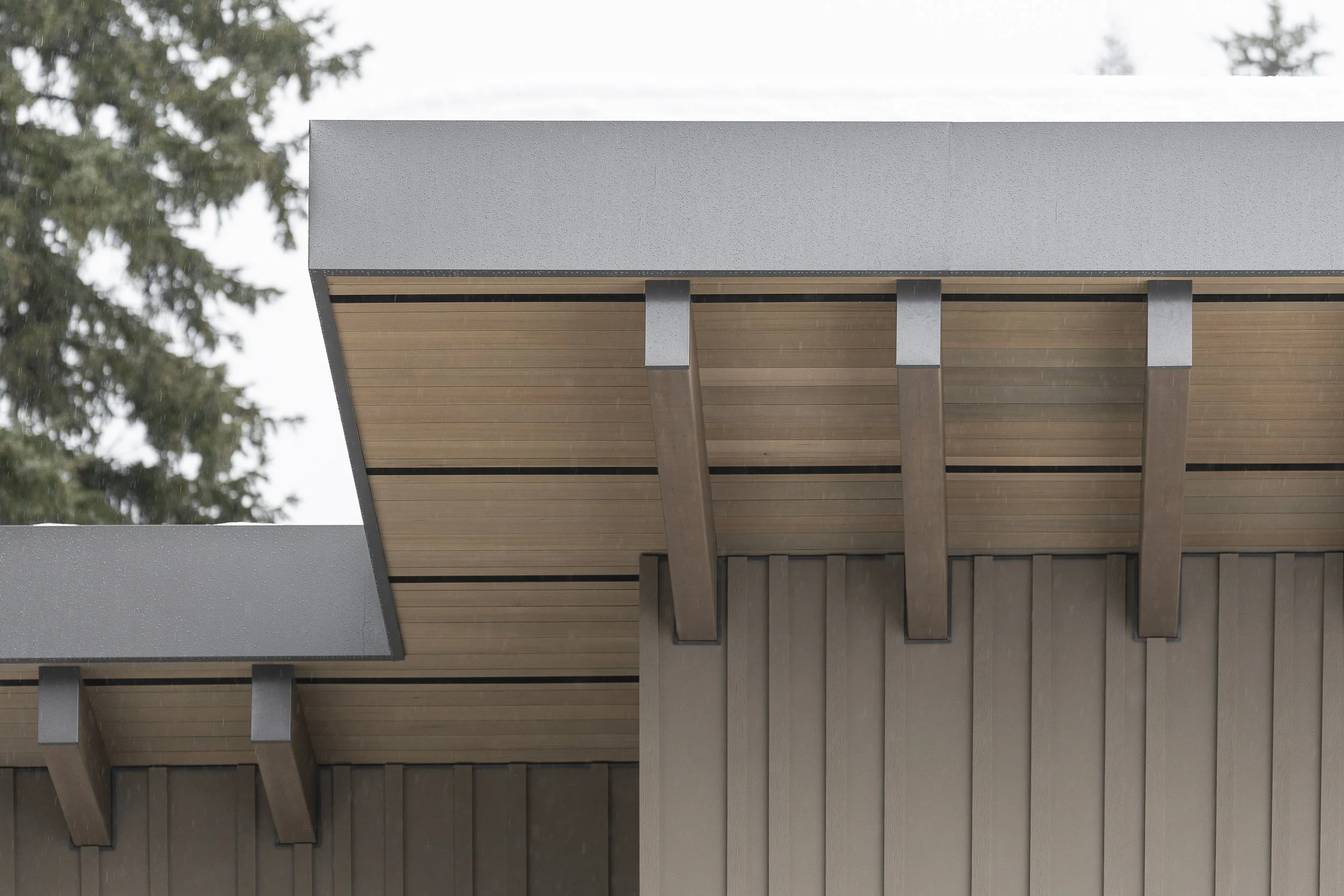 Net Zero Build evening glow