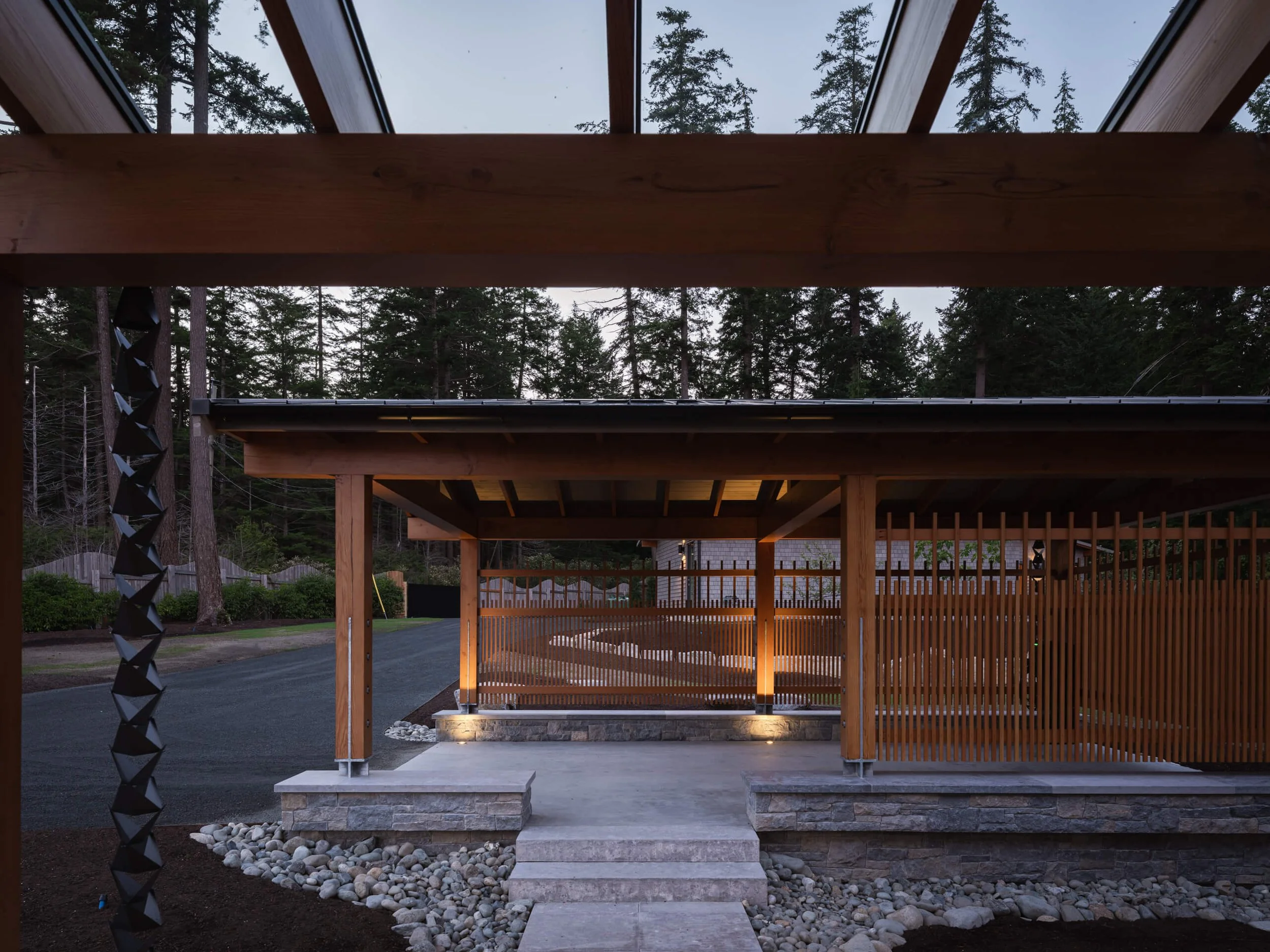 desolation-sound-residence-dusk-carport-cedar-screens-architectural-photographer-matt-anthony.jpg