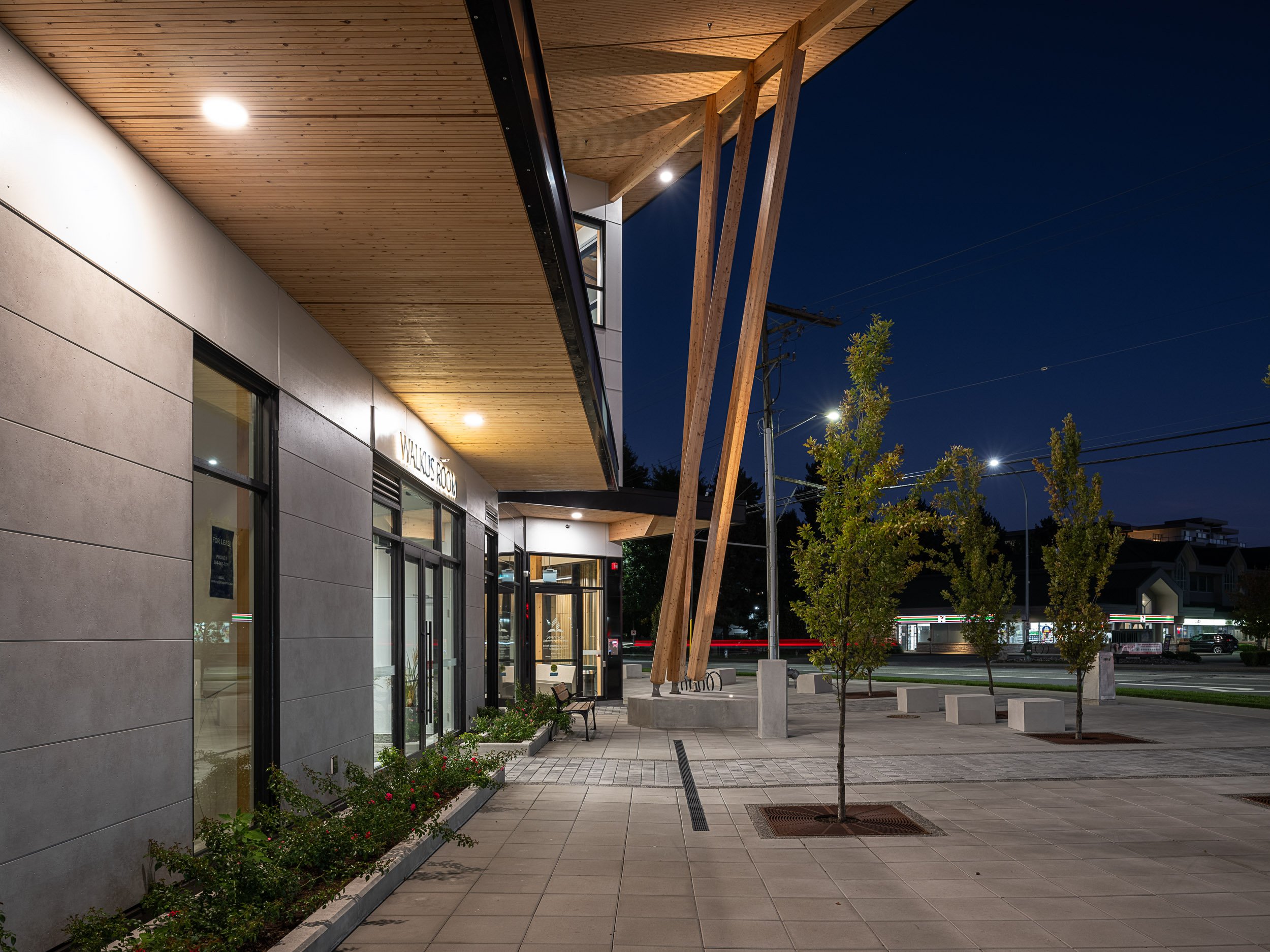 SDA Headquarters twilight wide