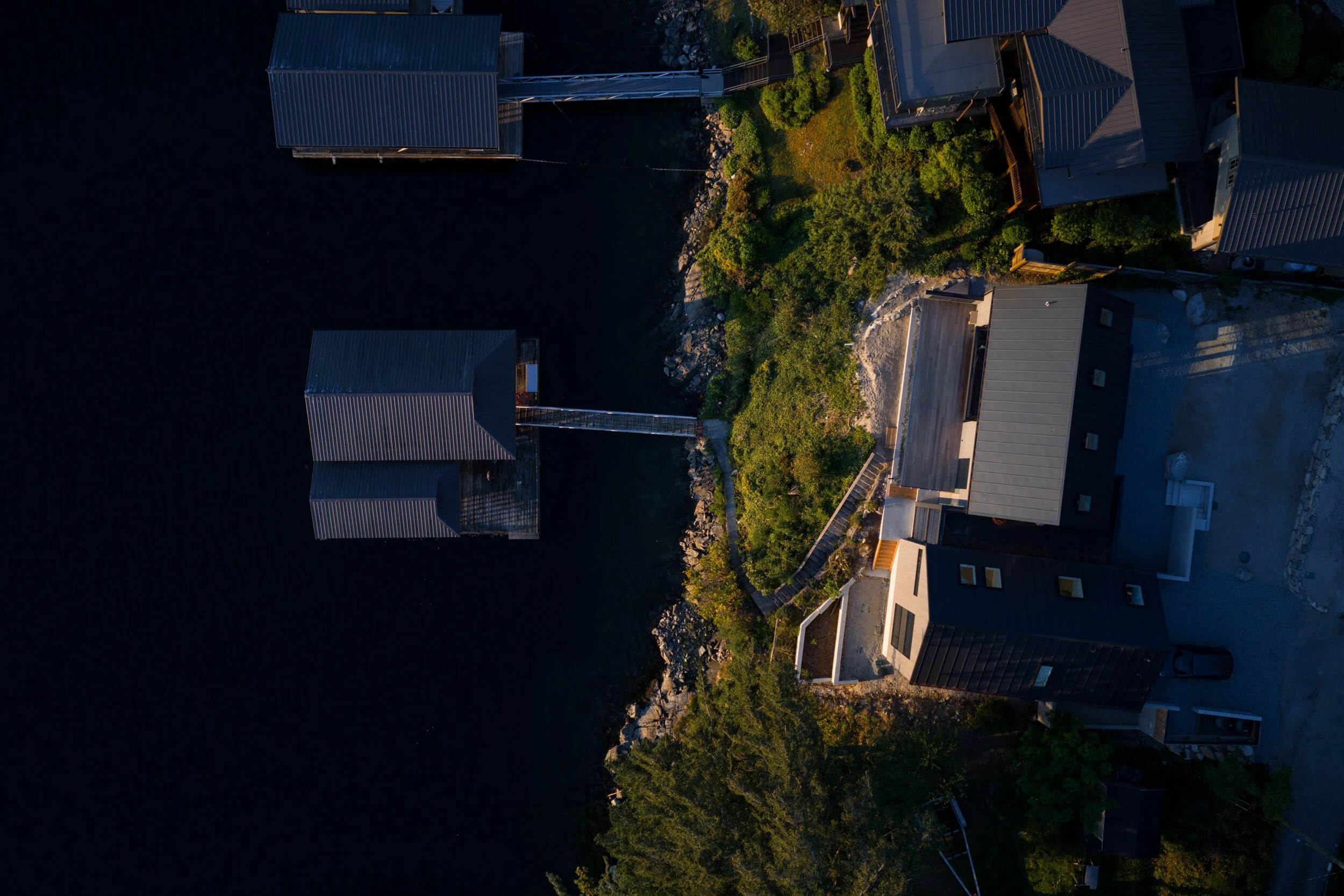 johnstone-road-madeira-park-top-down-sunset-aerial-architectural-photographer-matt-anthony.jpg