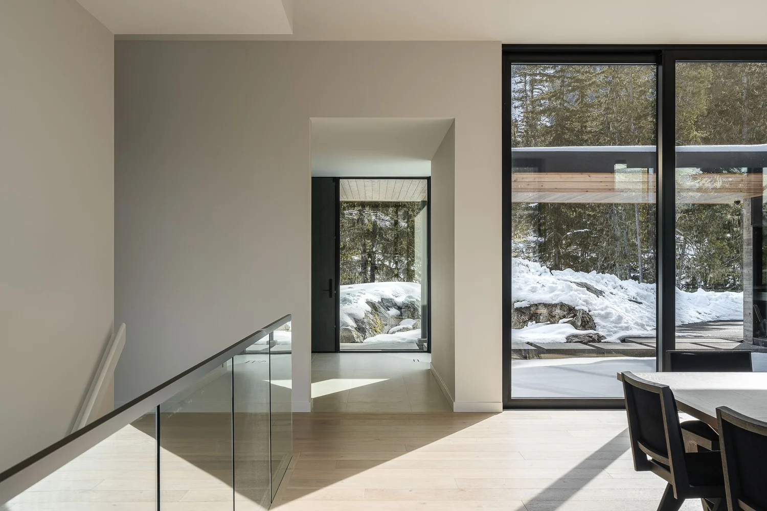 Interior staging preparation for architectural photo shoot