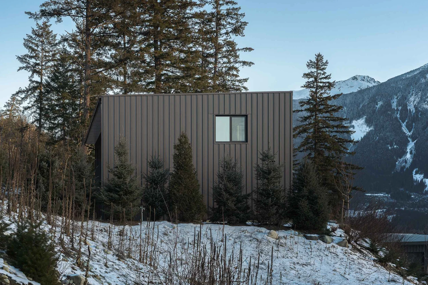 Sugarloaf Residence Pemberton mountain backdrop architectural photography by Matt Anthony