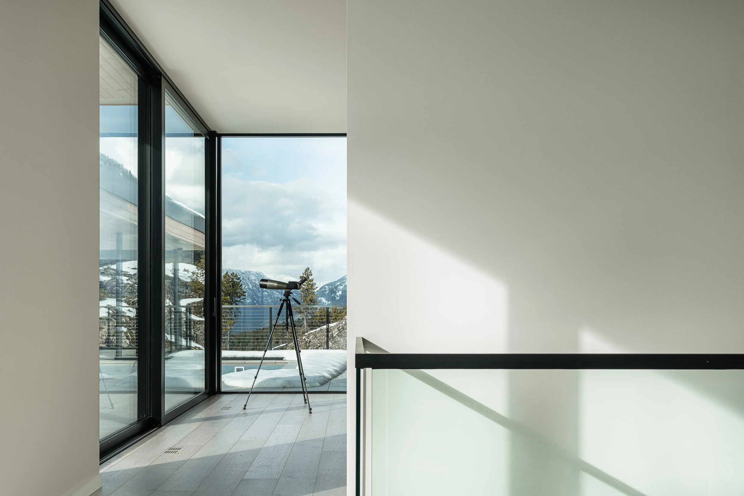 Warbler Residence Whistler moody interior architectural photography by Matt Anthony