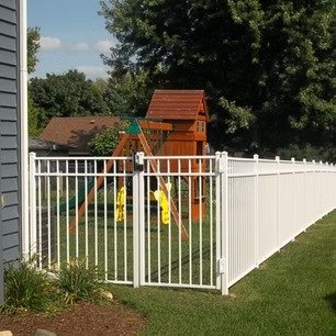 Playground with aluminum fence in Westchester County, NY