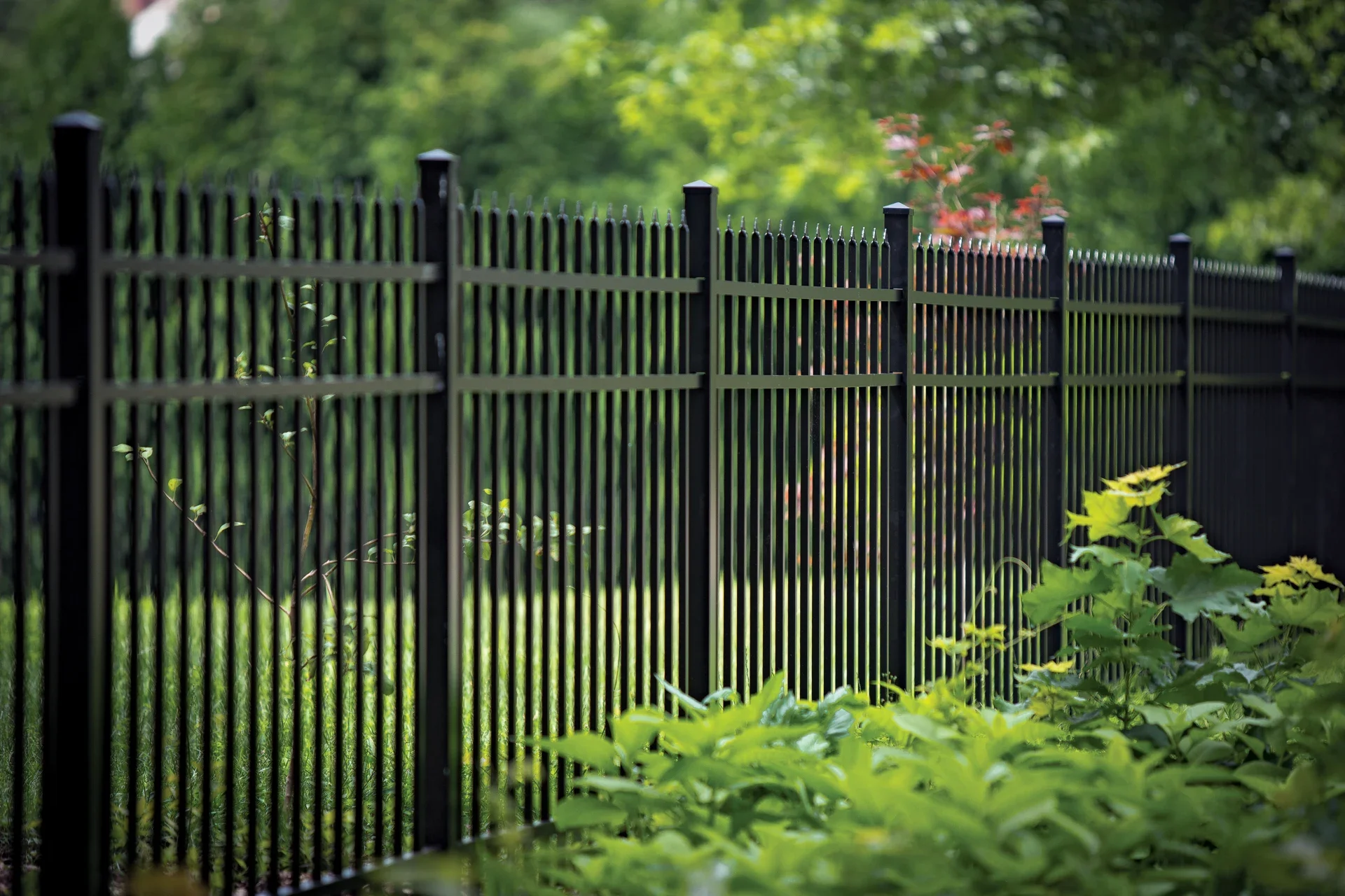 Aluminum Fence Select Series with Decorative Top in Essex County, NJ
