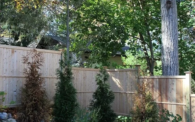 Wood fence in Pequannock, NJ