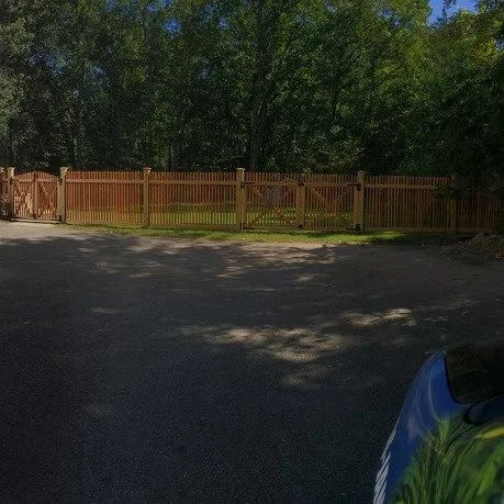 Larger image of wood fence in Orange, Westchester and Rockland County, NY