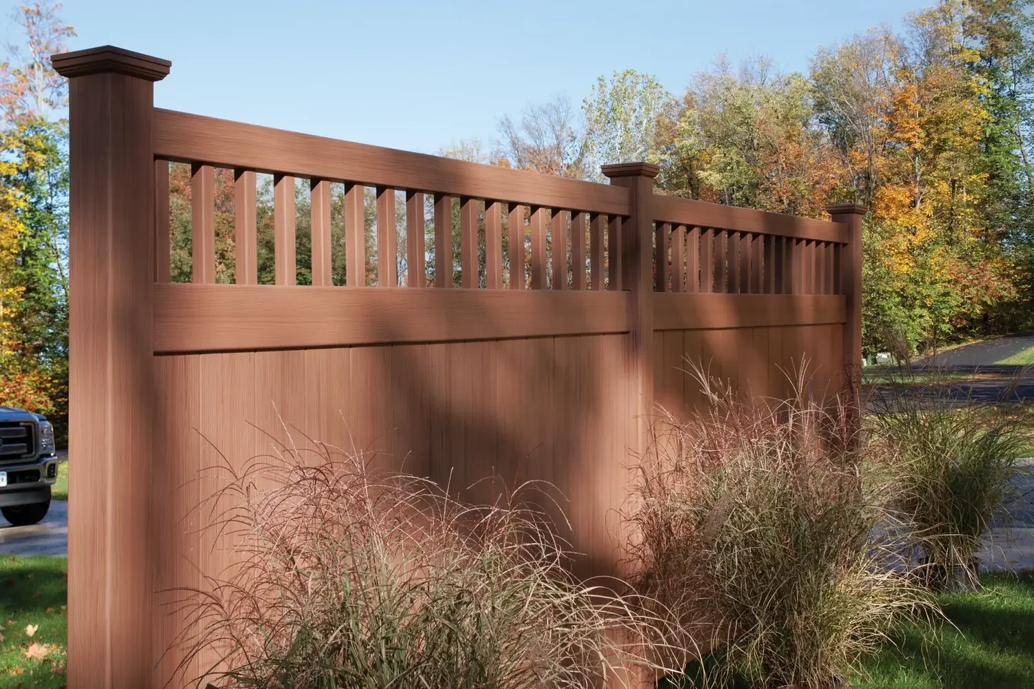 Vinyl privacy panels for residential privacy fencing in Monmouth County, NJ