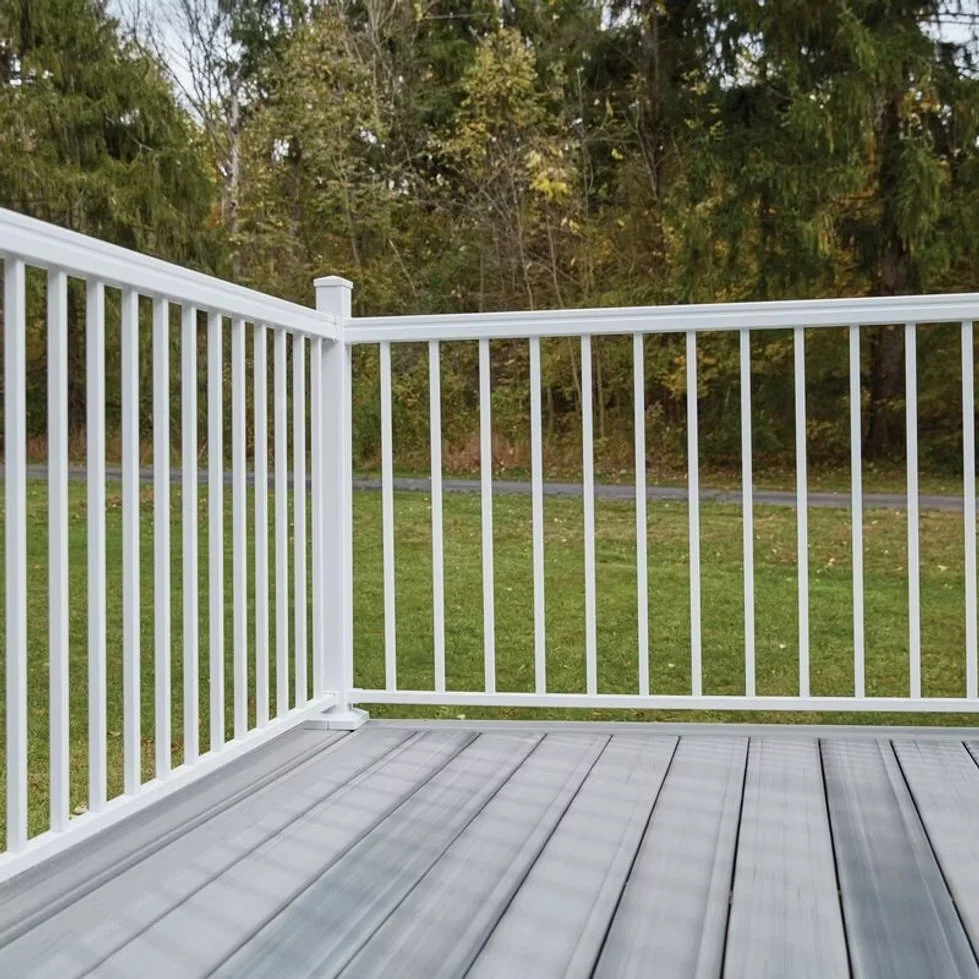 Contemporary Avalon aluminum railing installed along residential balcony in Essex County, NJ