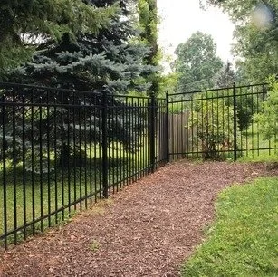Set of aluminum fence in Westchester County, NY