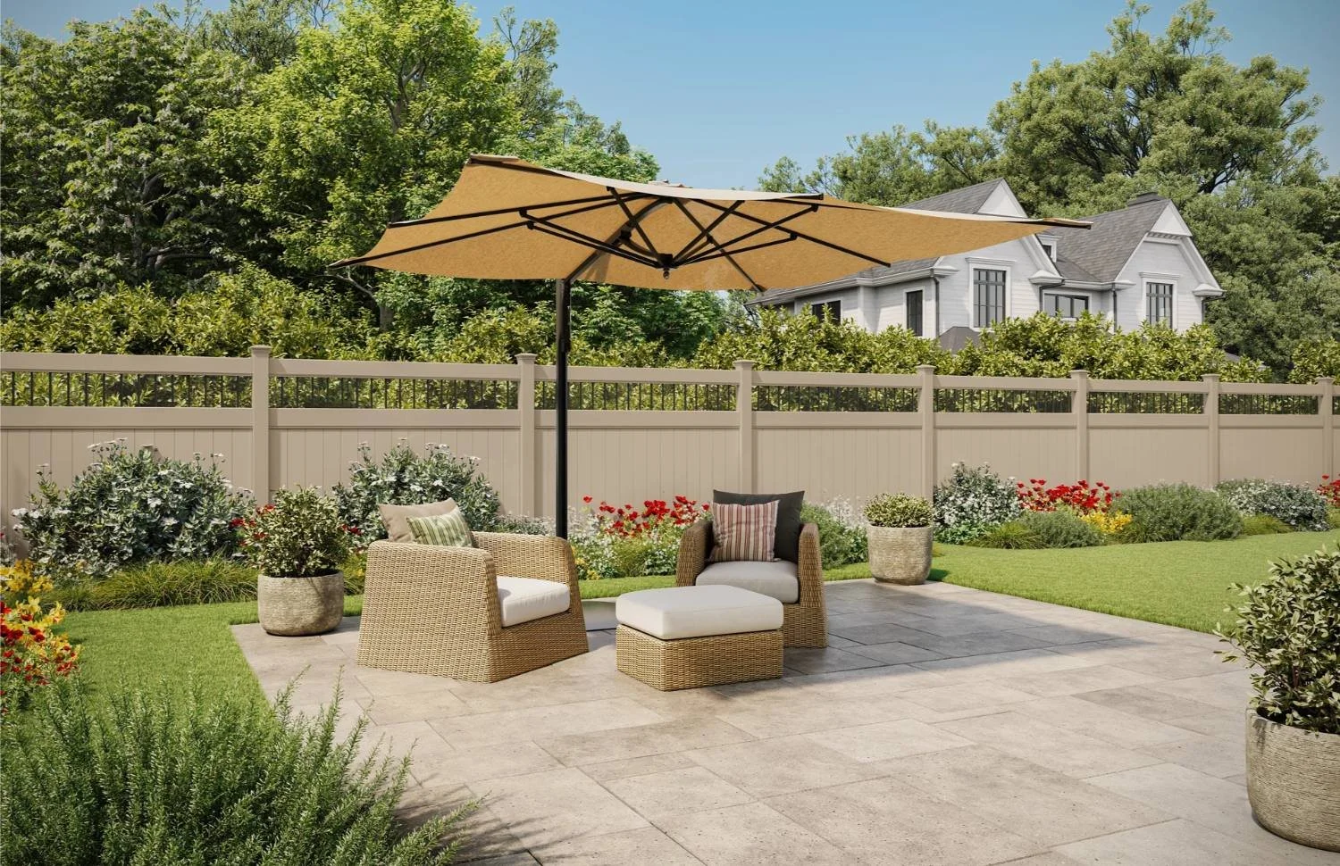 Backyard Fence Upgrade in Passaic County, NJ