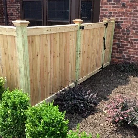 Incredible wood fence in Union County, NJ