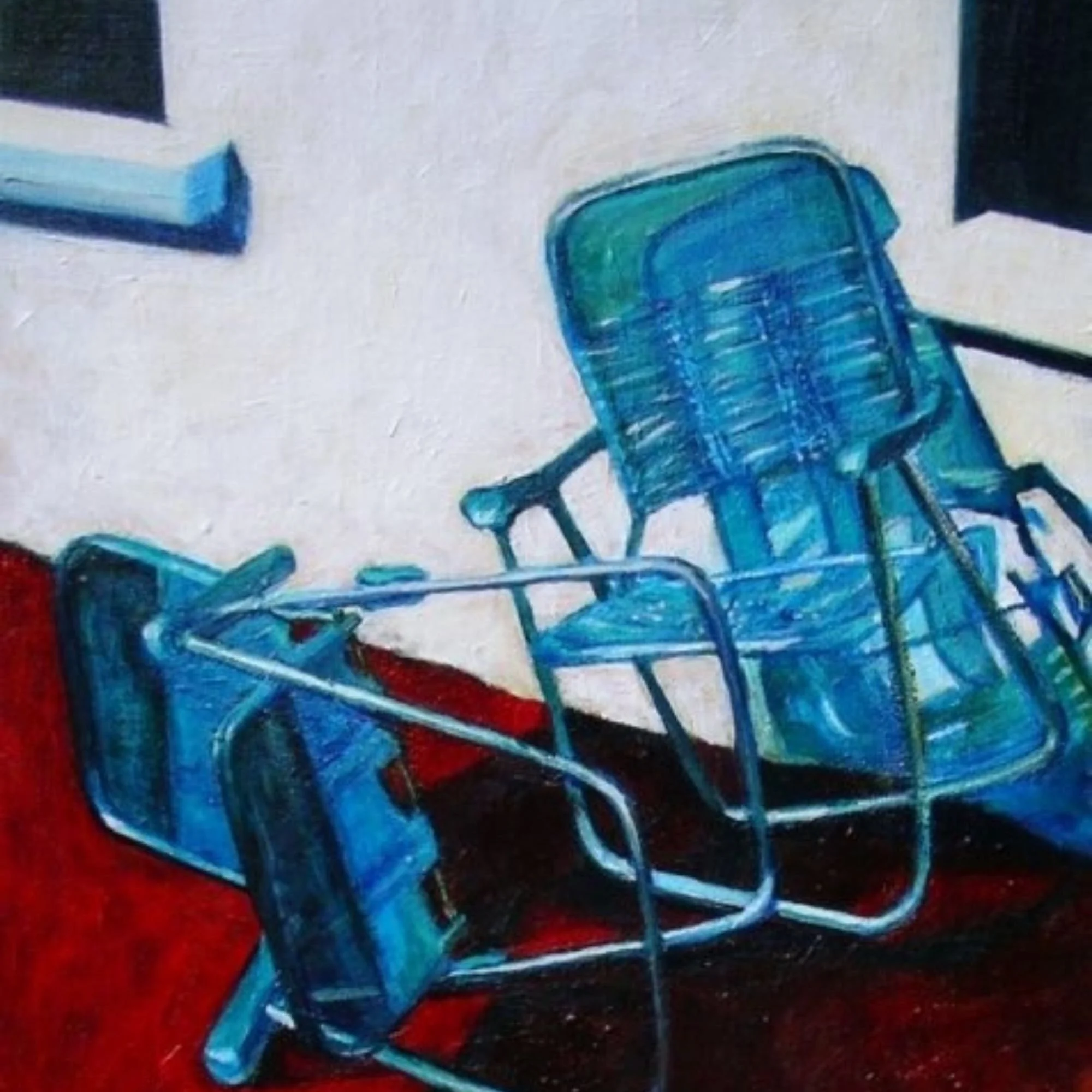 Apartment at Tivoli. Acrylic on canvas panel. 11 x 14 inches. Original available. 