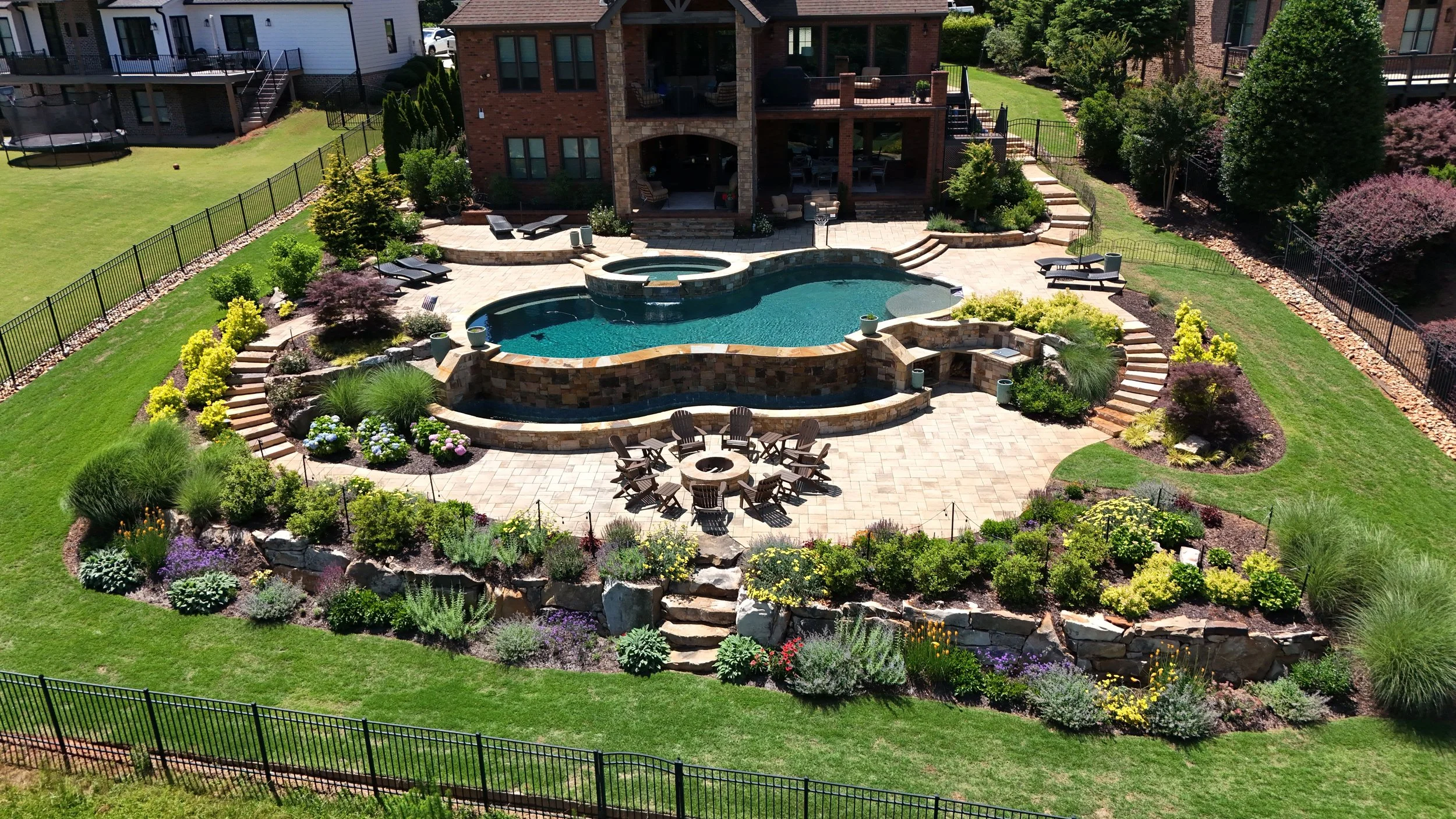 Enhancing Outdoor Living with Landscaping Services and Plantings in Alpharetta, GA