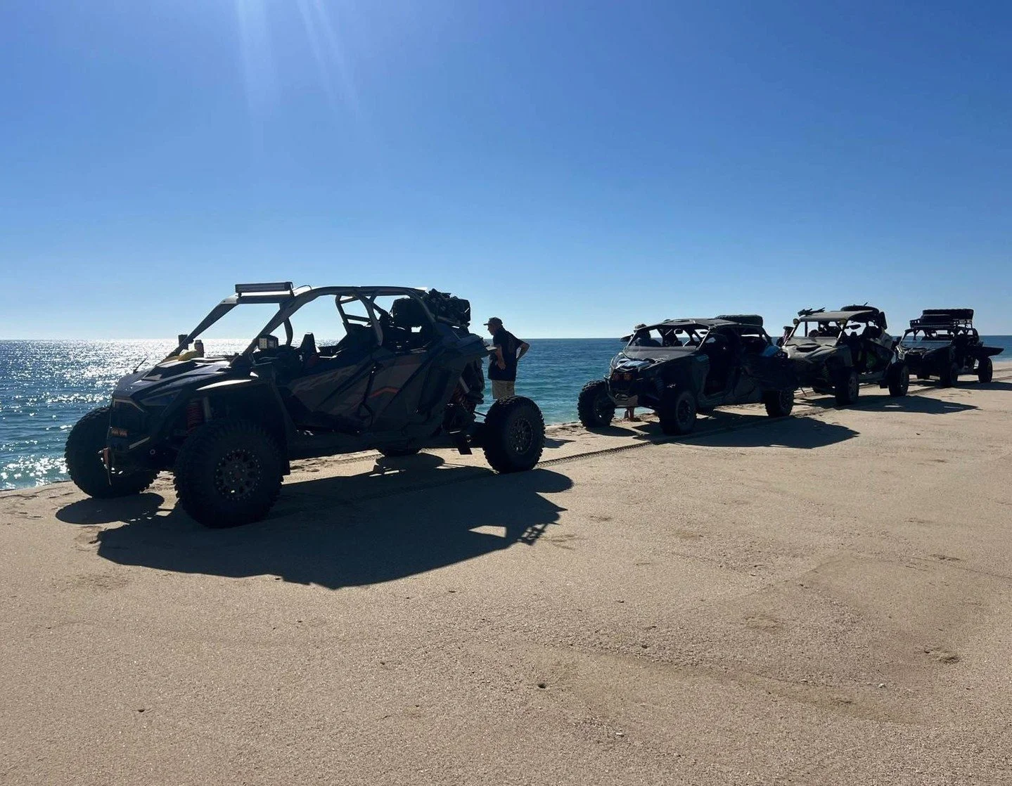 Group outing with the 4x4s from Sonadora Resort to Todos Santos! Come explore Mexico with us!⁠
⁠
#mexico #bajacaliforniasur #todossantos #atv #desertriding #sonadoraresort