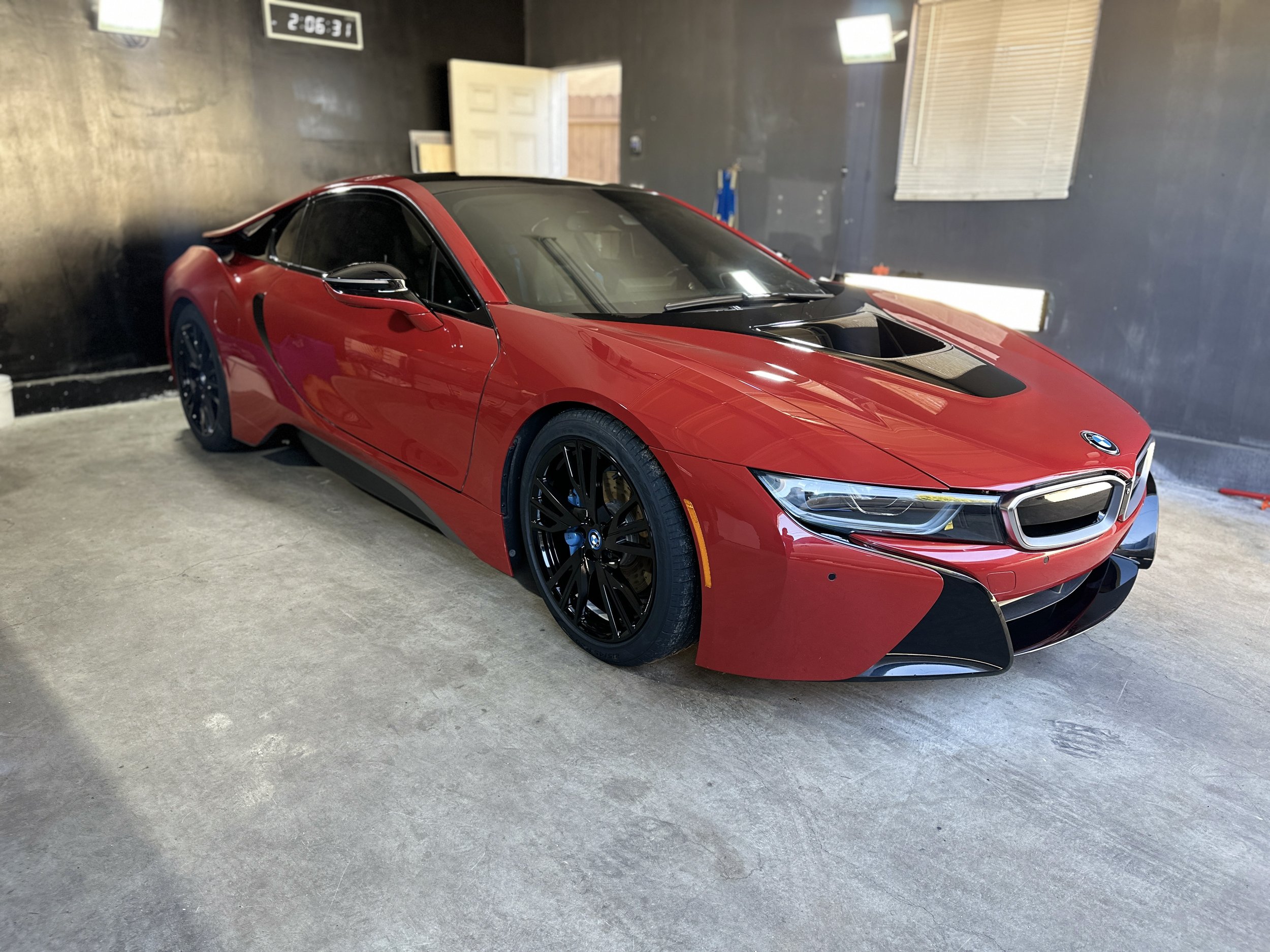 Red BMW i8 Ceramic Coated