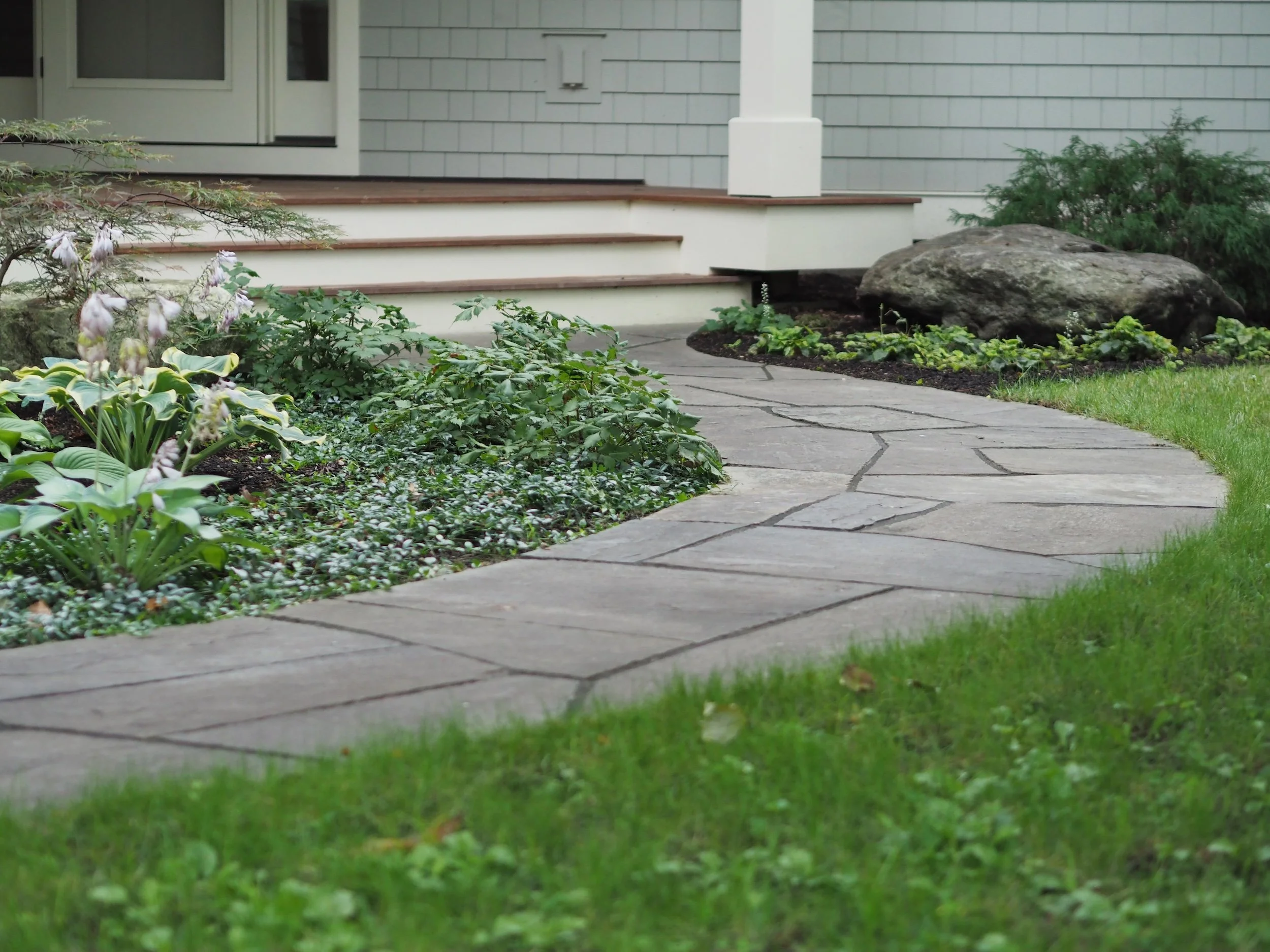 Stone walkways in Pittsburgh, PA