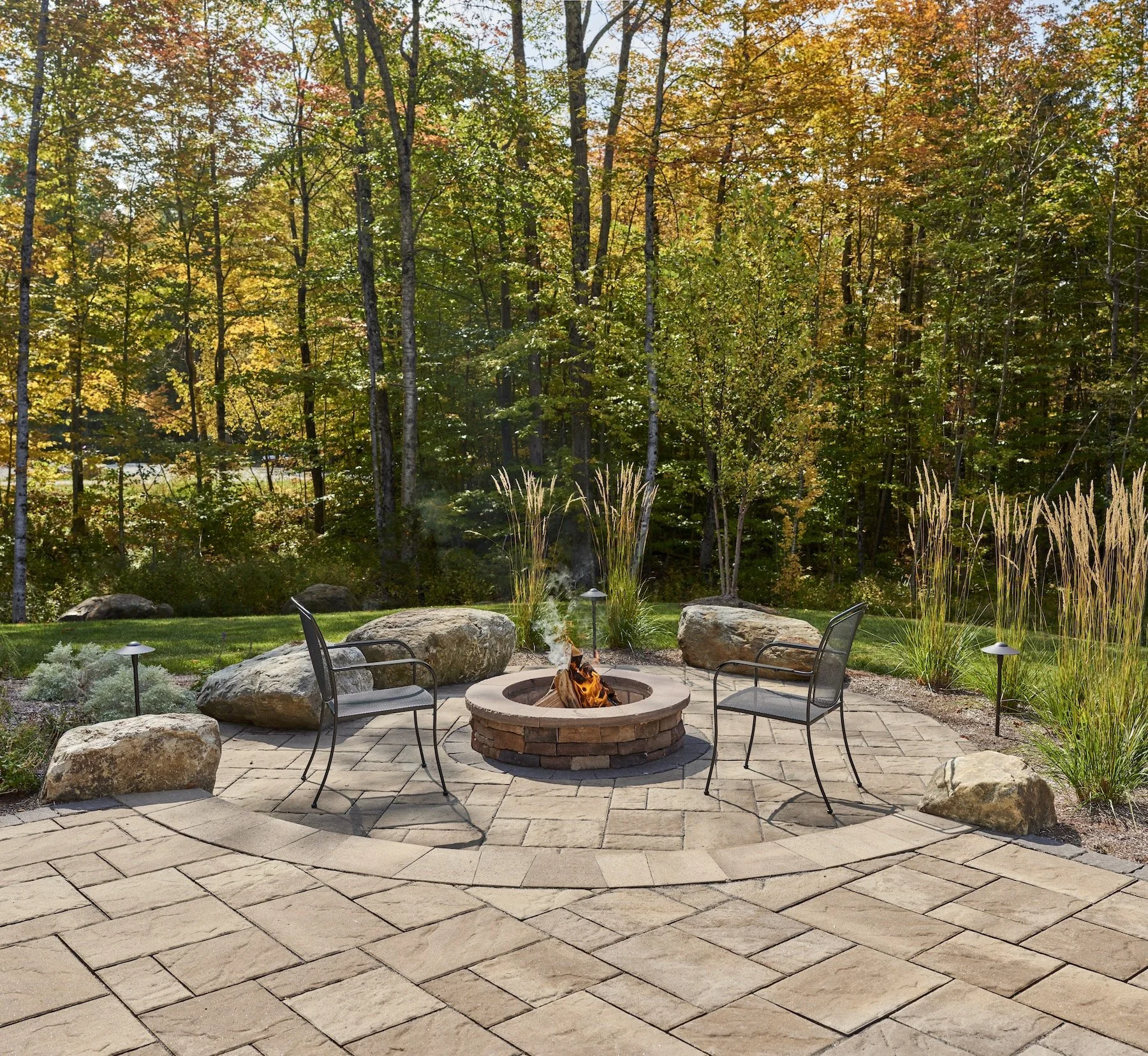 Paver and stone patios and fire pits in Pittsburgh, PA