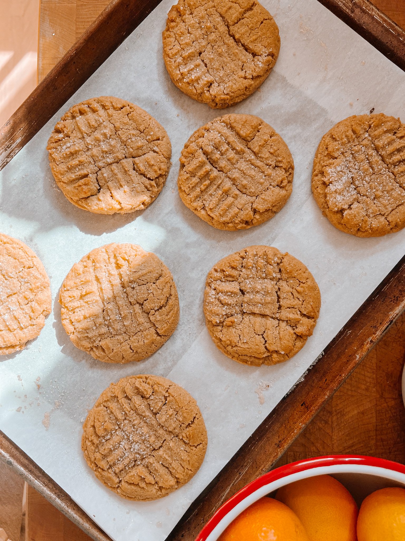 Chewy Peanut Butter Cookies