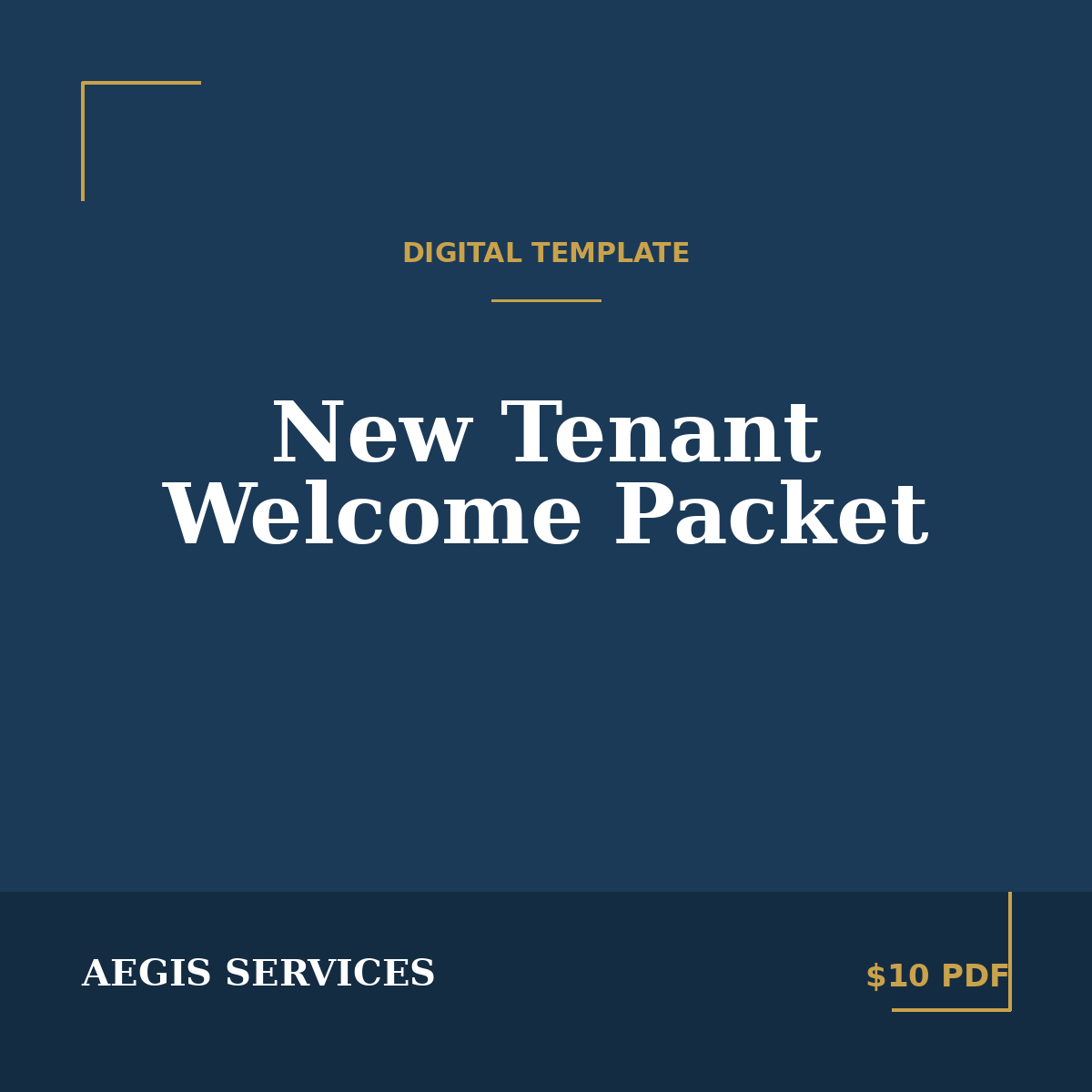 New Tenant Welcome Packet Template