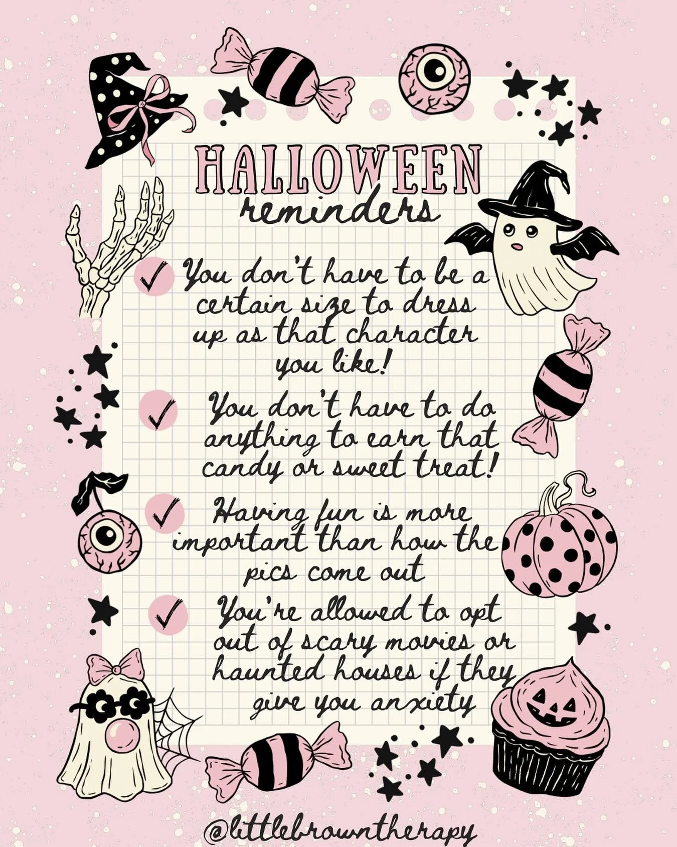 Reminder: spooky season is supposed to be fun not harmful! 👻🧡

Do you feel like you need a little help being present and being able to enjoy the moment without being too in your head? Therapy can help! Link in bio🙋🏽&zwj;♀️🎃

🌻

#therapistsofnyc