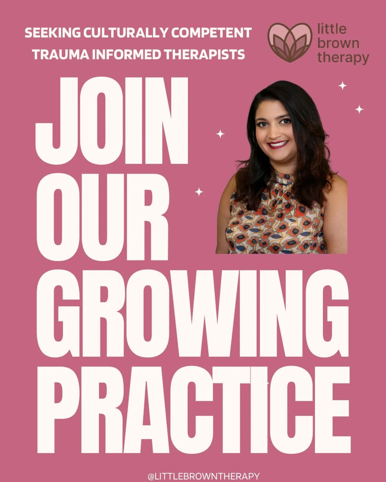 We&rsquo;re growing &mdash; and we&rsquo;re looking for LMSWs who feel called to this work💛
 Little Brown Therapy provides trauma-informed, culturally grounded, identity-affirming care to the communities who need it most💕

If you&rsquo;re an LMSW w