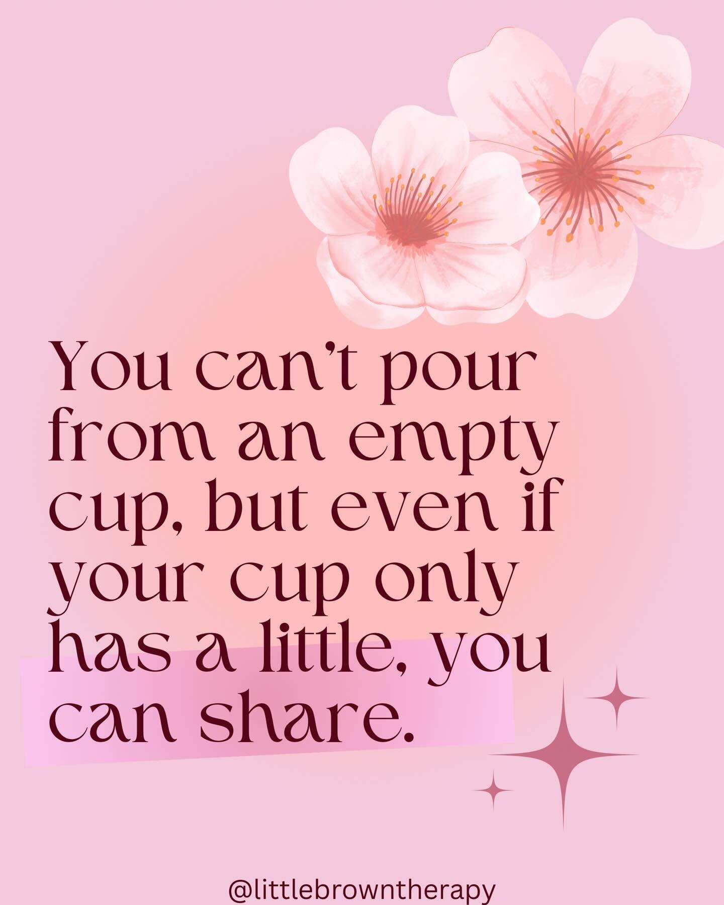 Ever heard the phrase &ldquo;you can&rsquo;t pour from an empty cup&rdquo;? It&rsquo;s hyper-individualistic and teaches us we need to be fully healed before we can offer connection. It turns self care into self isolation🙇🏽&zwj;♀️

The concept of g