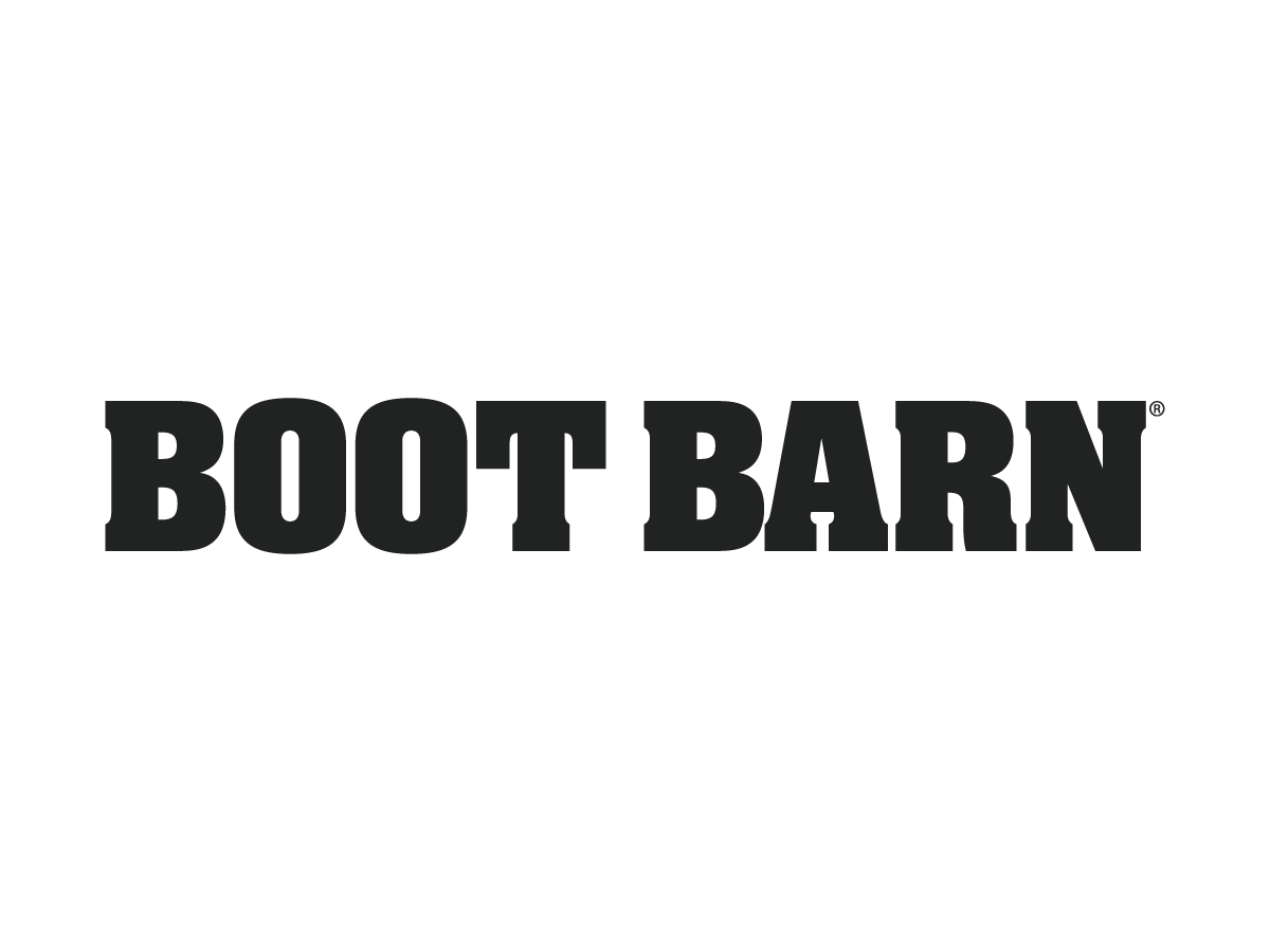 Boot Barn logo in black and white.