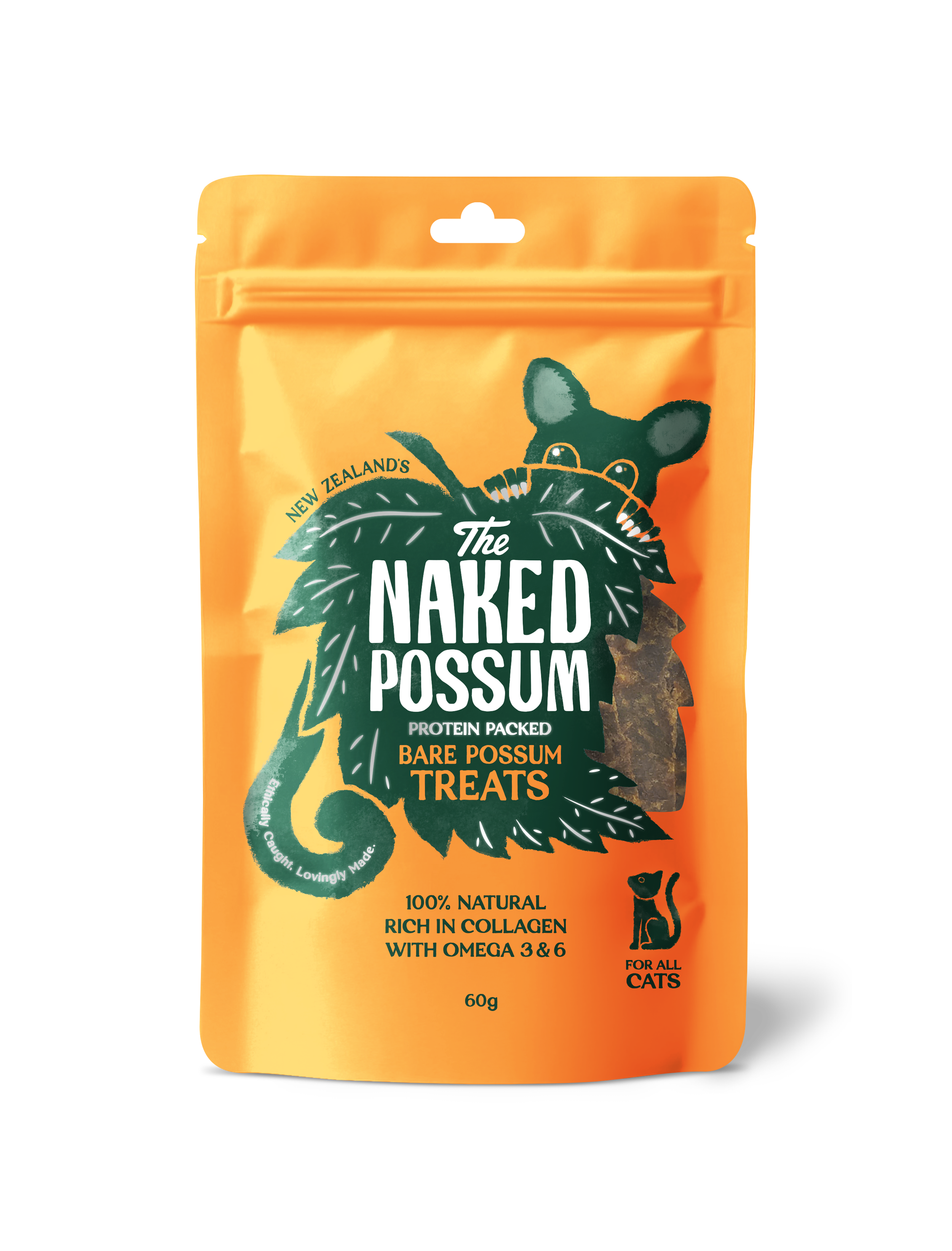 The Naked Possum Cat Treats 60 Grams