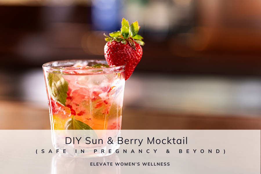 DIY Sun & Berry Mocktail (Safe in Pregnancy & Beyond)