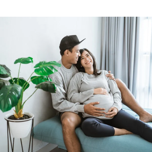 pregnant couple