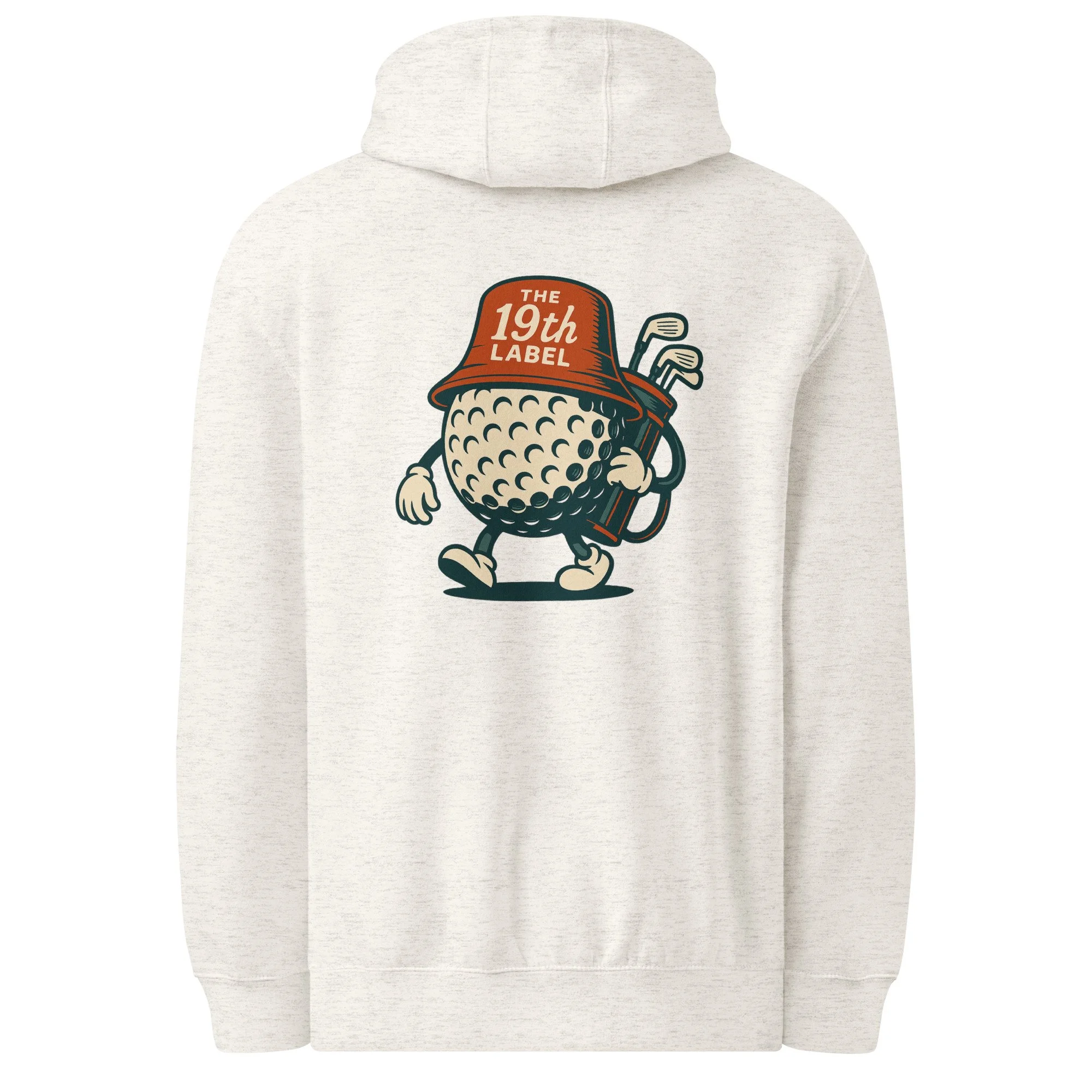 Mid-weight Hoodie with Golf Ball Icon