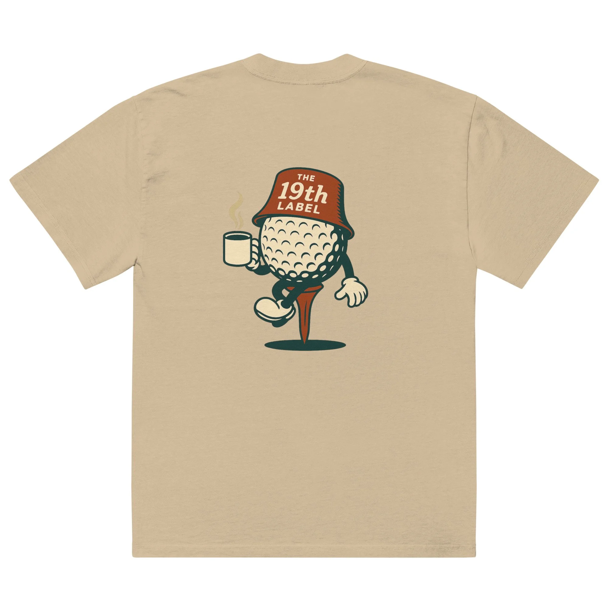 Oversized Faded Golf Icon T-Shirt