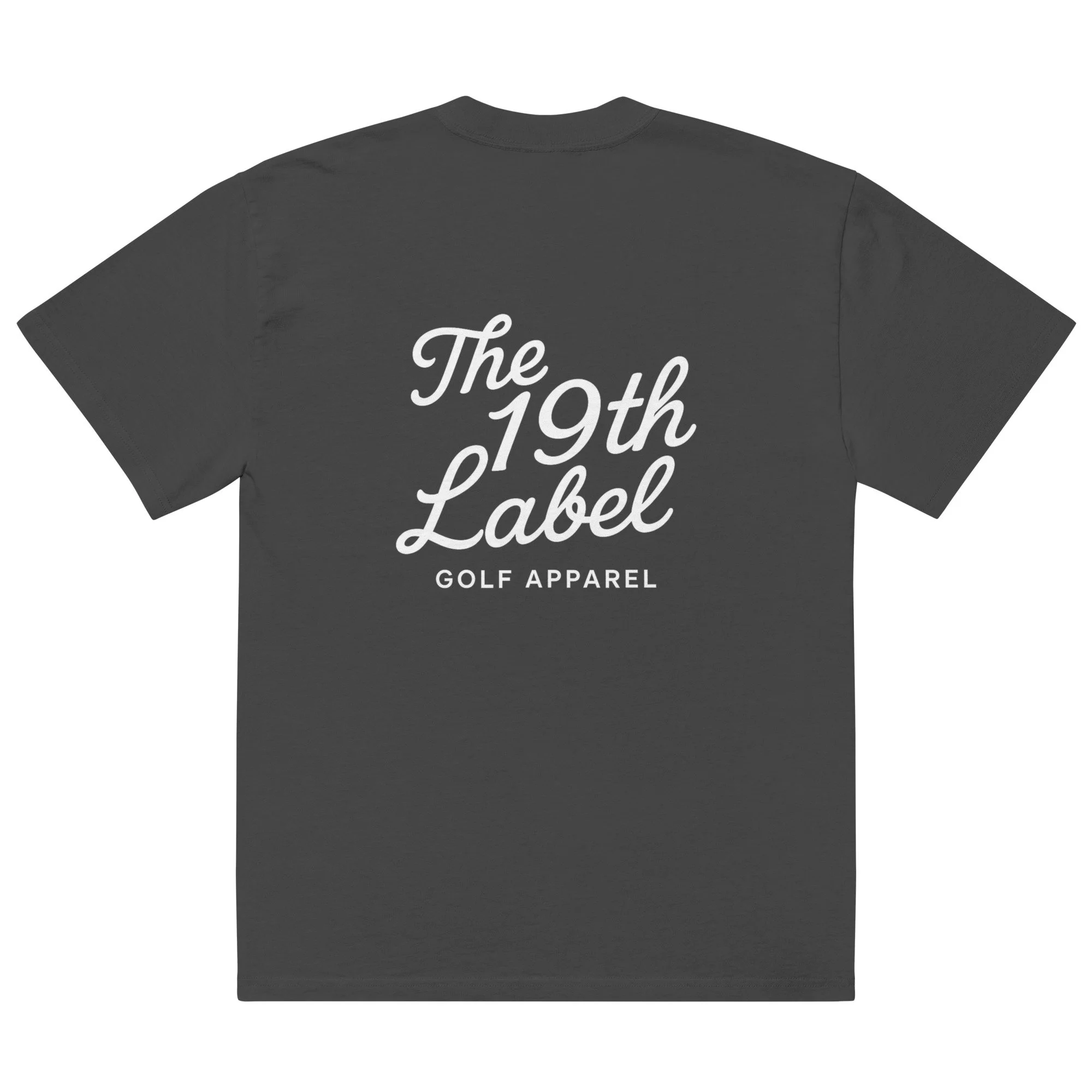 Oversized Faded Cursive Logo T-Shirt