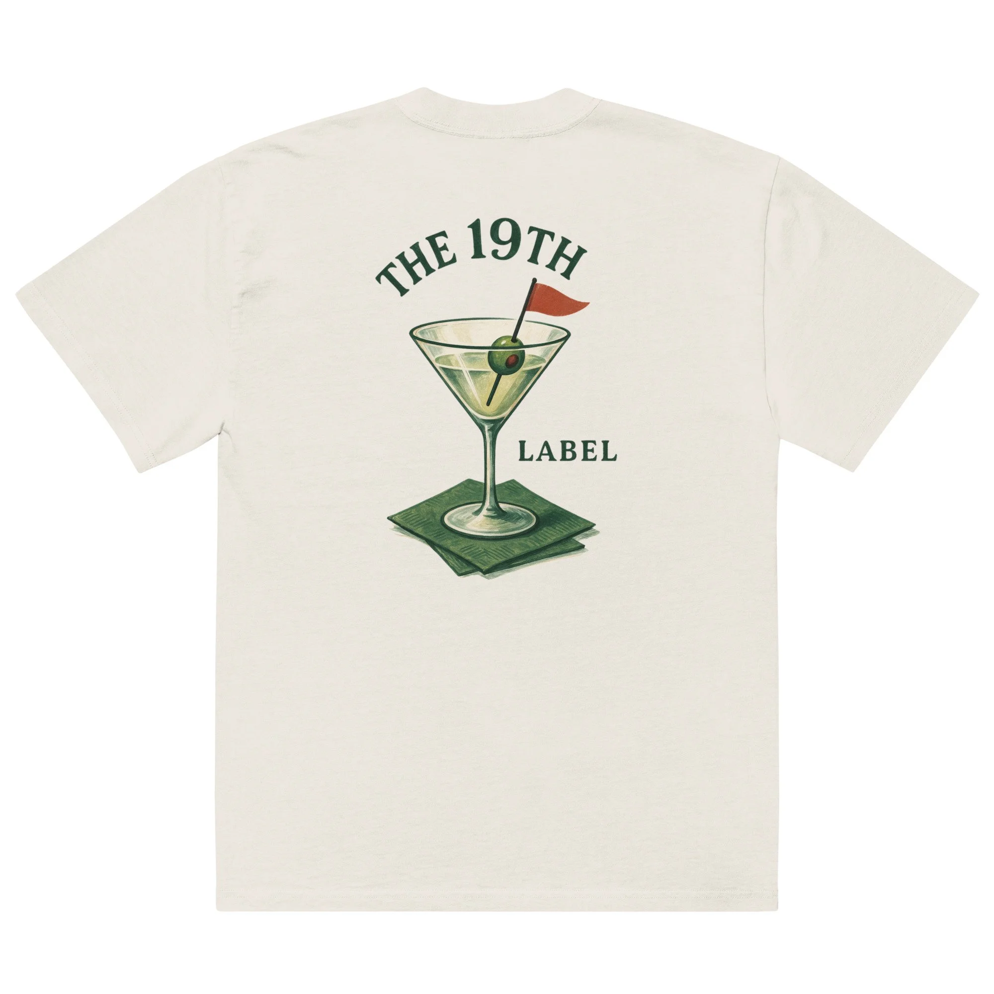 Vintage Martini Oversized T-Shirt