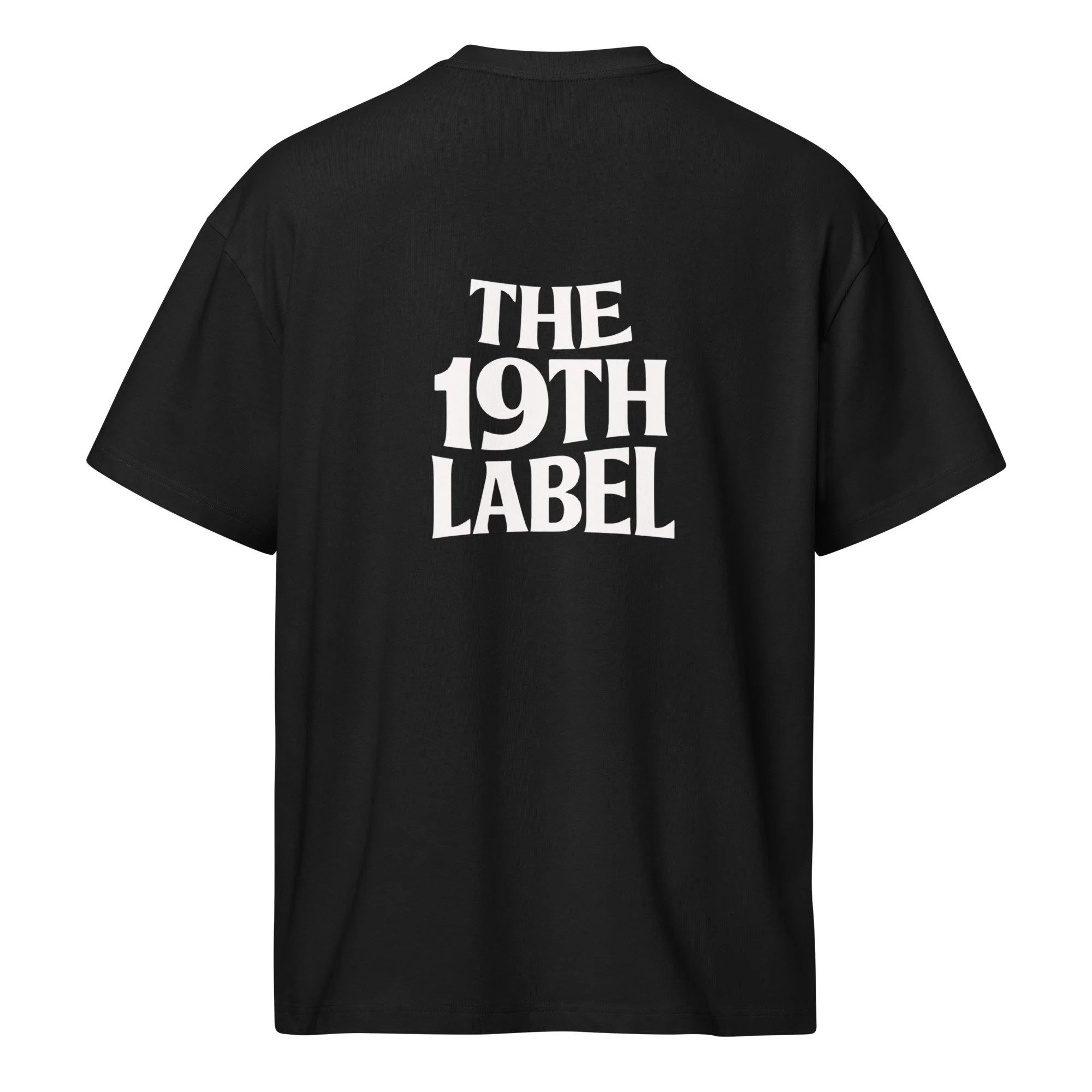 Boxy Tee Bold Font Back