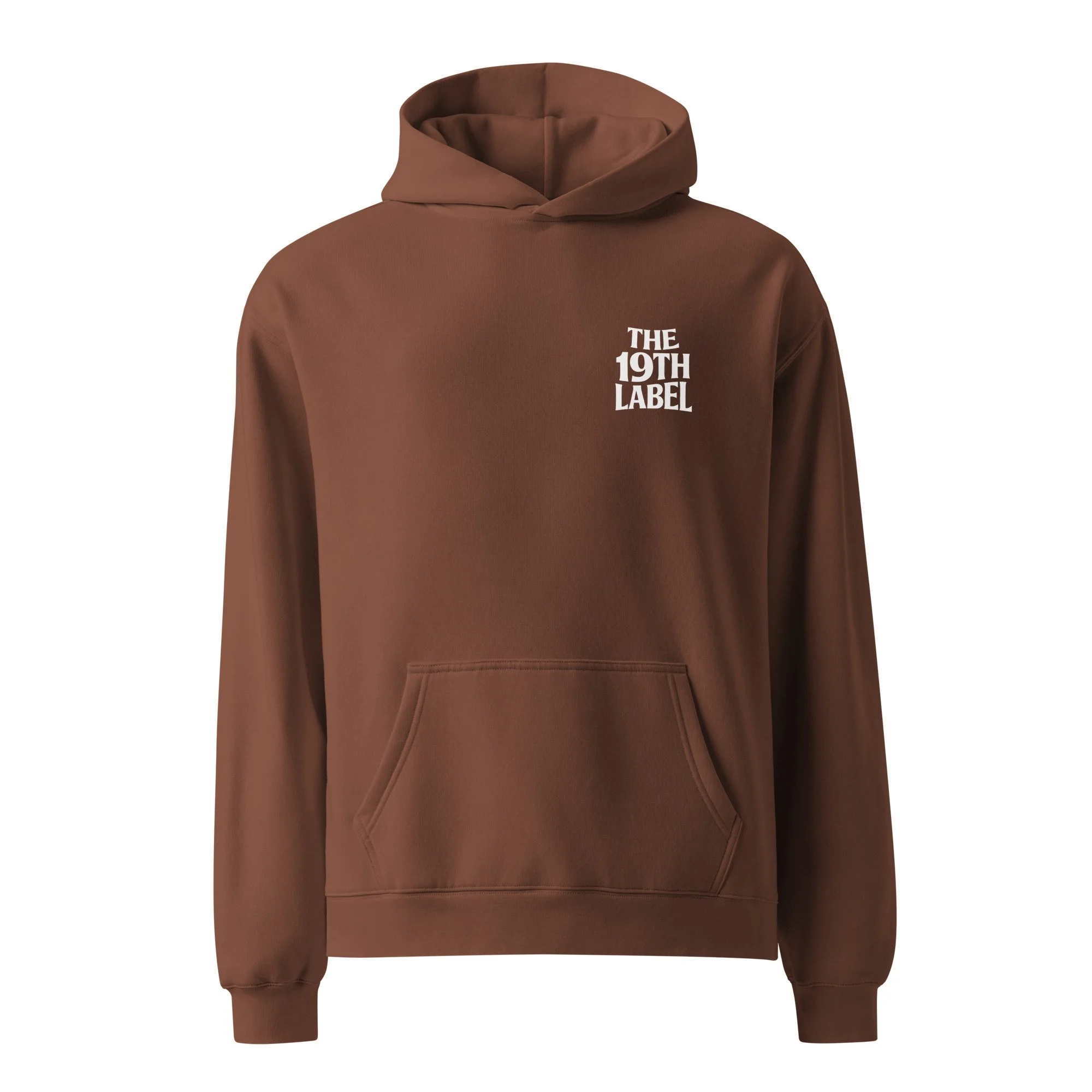 Bold Logo No Strings Hoodie Front