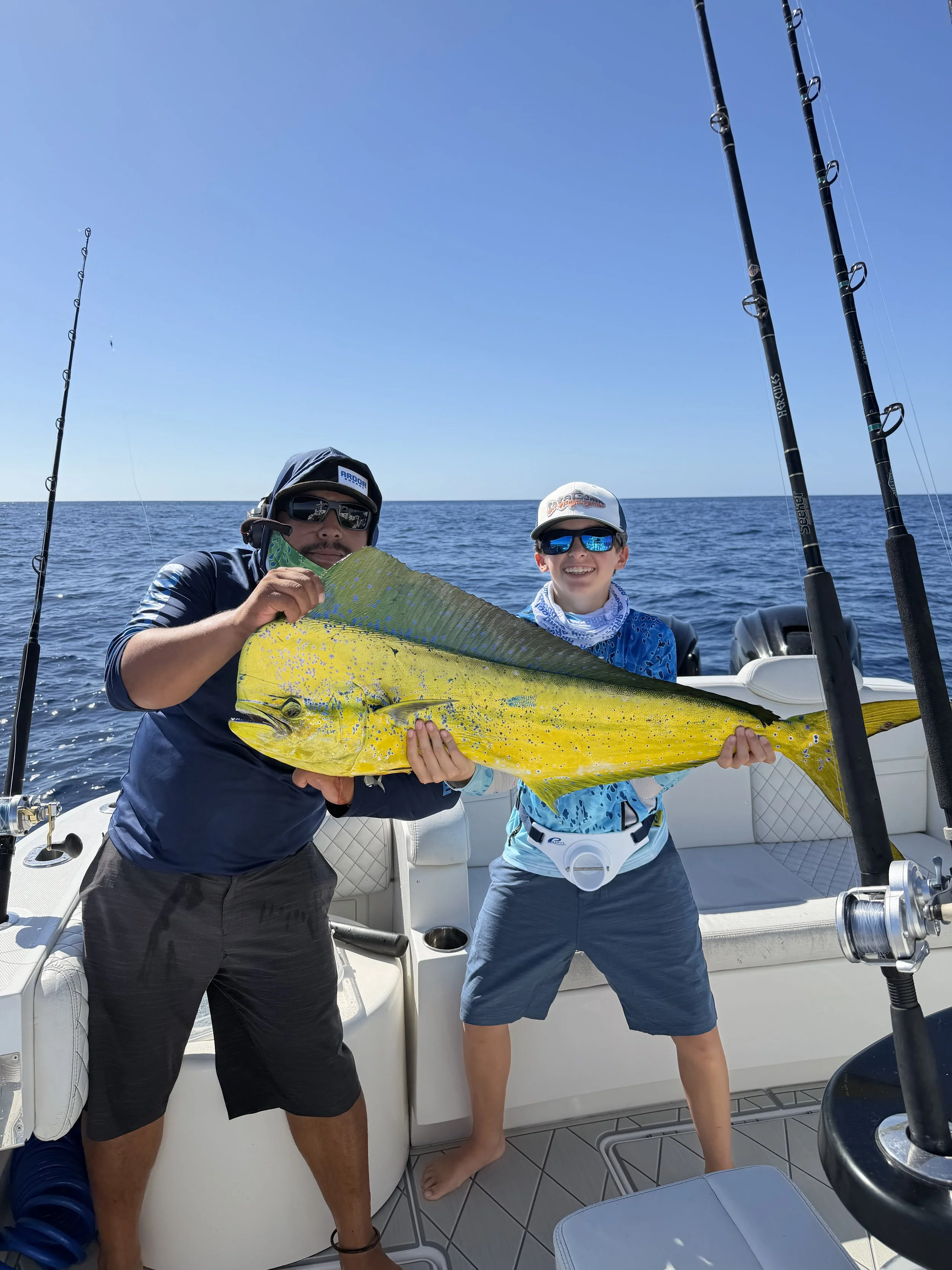 Dorado, ~30 pounds, June 2026

(released)