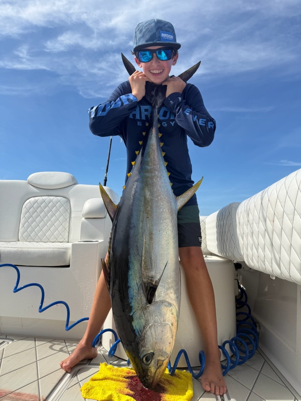 Yellowfin tuna, 75 pounds, 2026 May

(Personal Best Tuna)