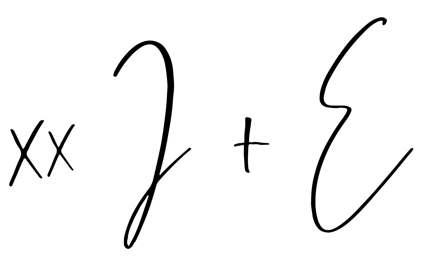 Stylized black cursive text that reads "XOXO" plus the words "Love" and "You".